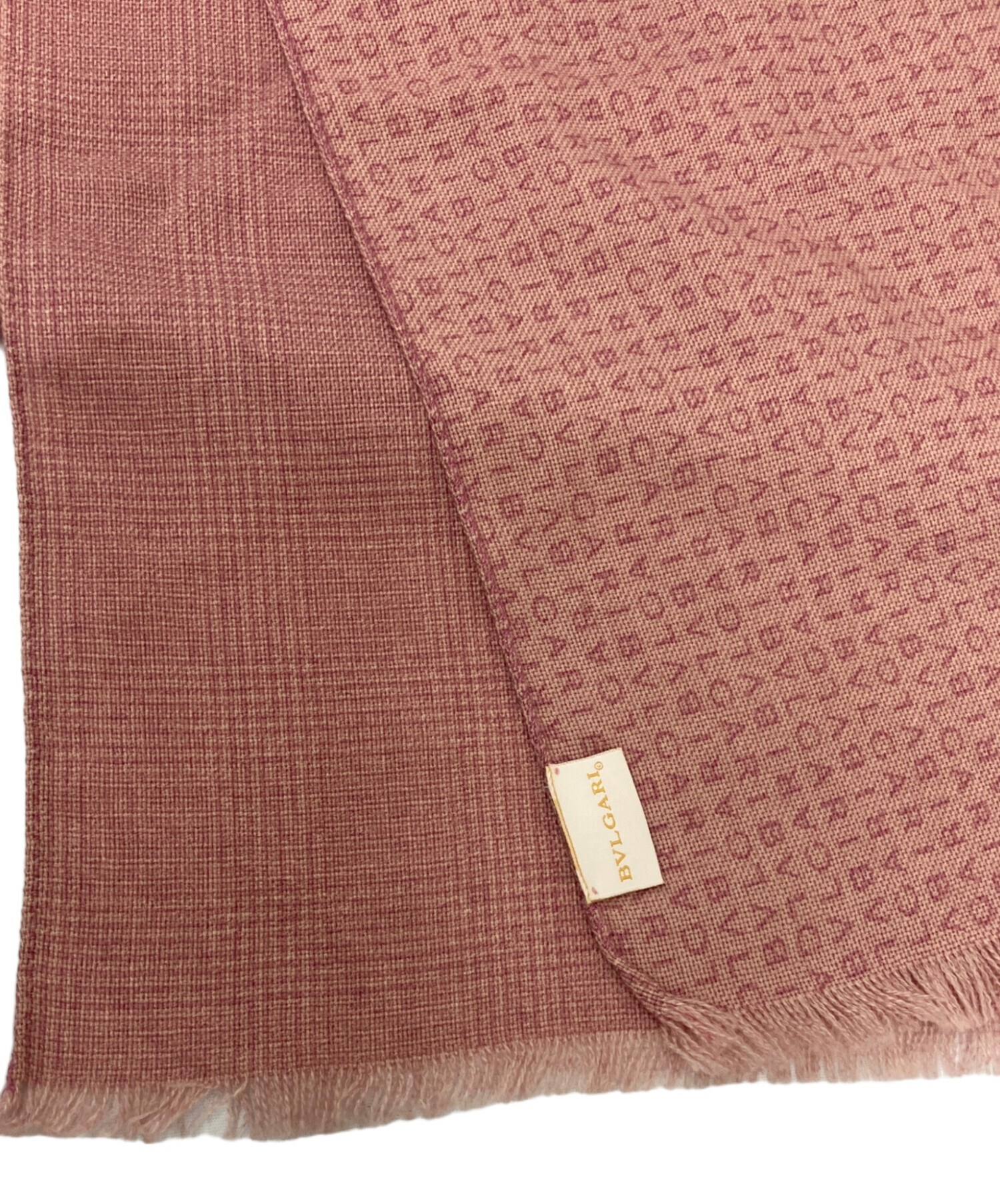 中古・古着通販】BVLGARI (ブルガリ) マフラー ピンク｜ブランド・古着