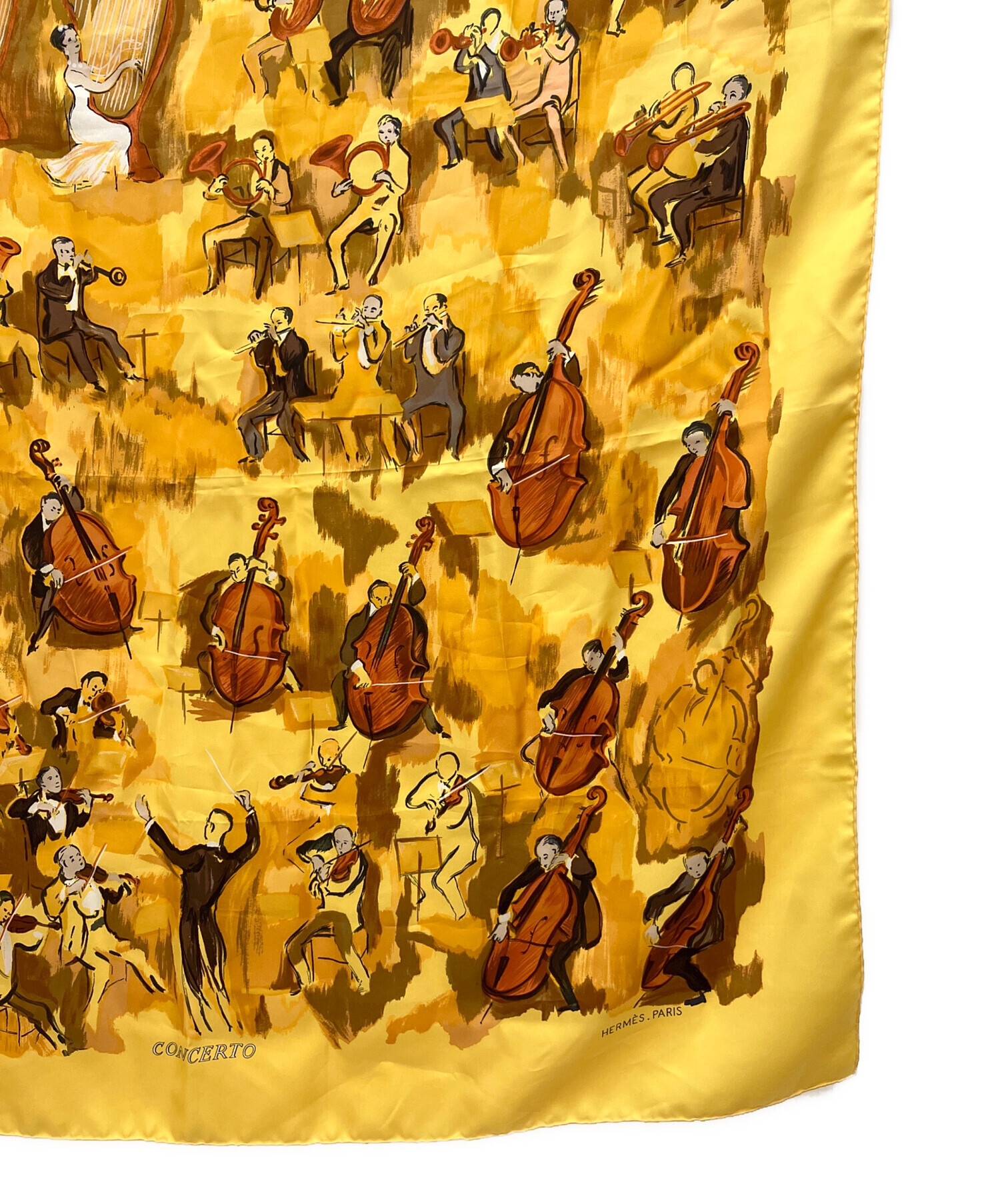 中古・古着通販】HERMES (エルメス) シルクスカーフ CONCERTO カレ90 