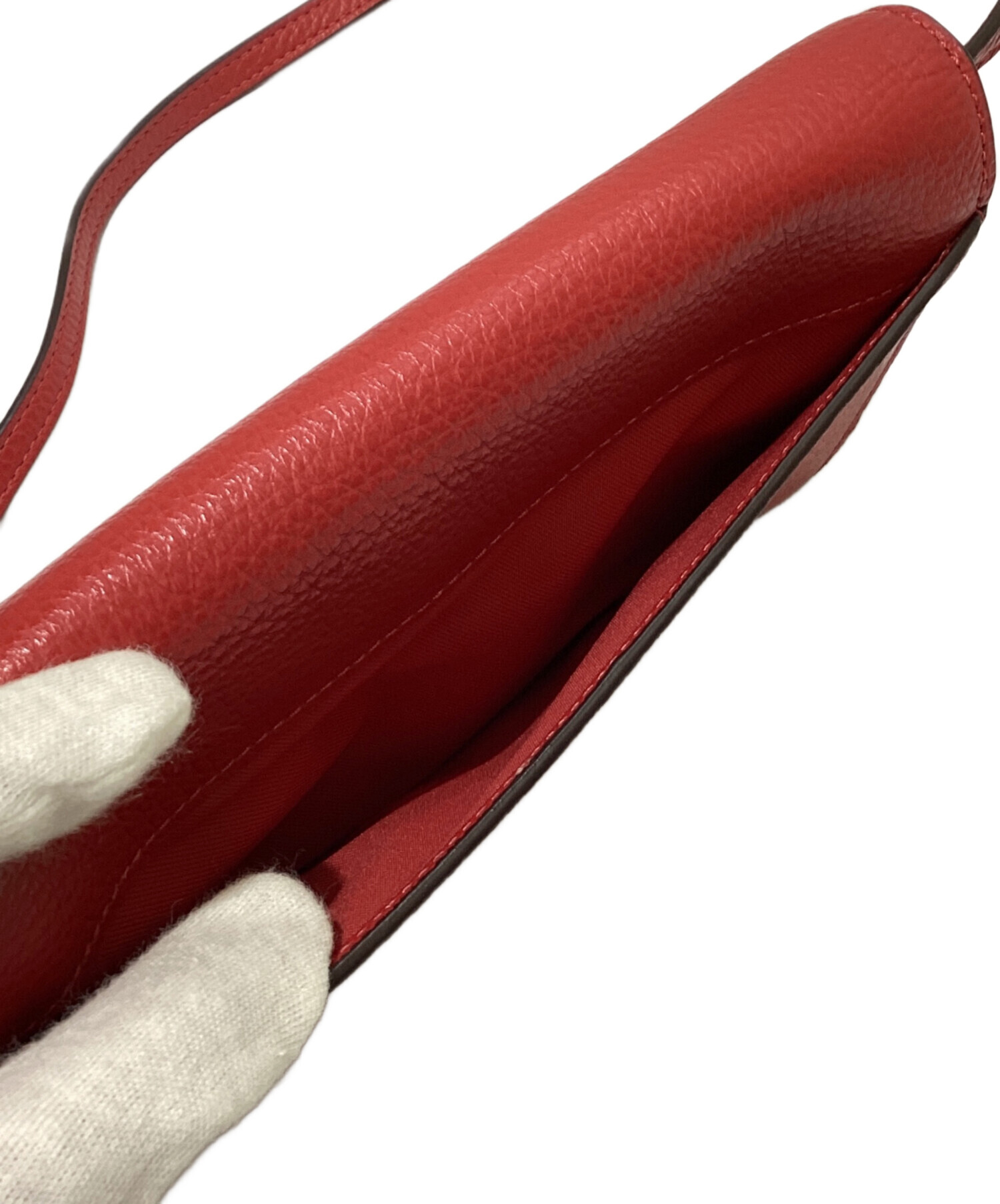 中古・古着通販】COACH (コーチ) ショルダーバッグ レッド｜ブランド