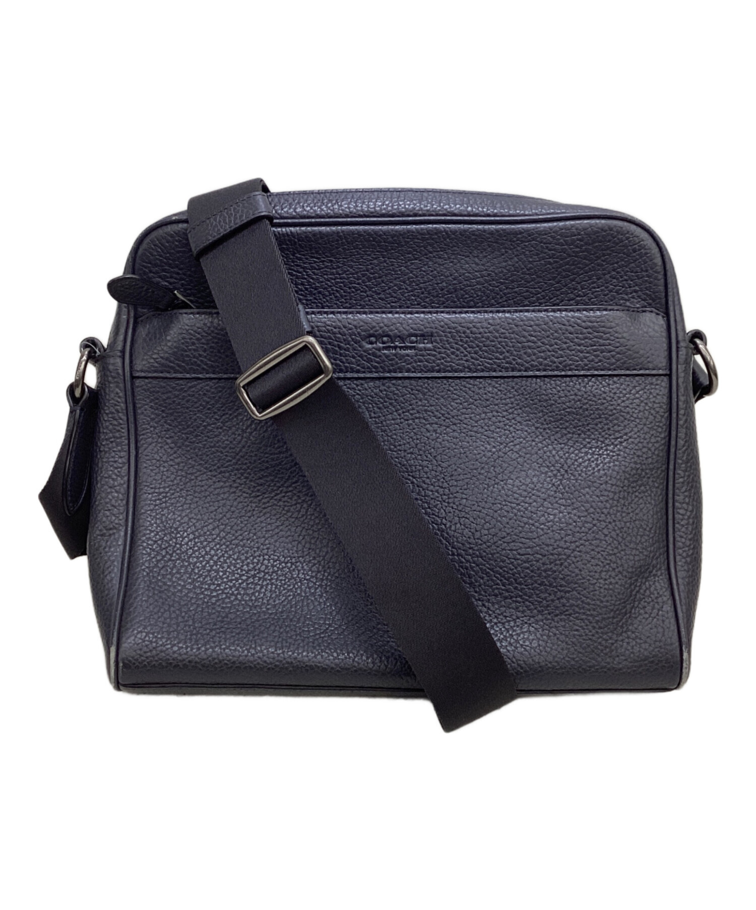 COACH ネイビー ショルダーバッグ 未使用品 中古・古着通販】COACH (コーチ) ショルダーバッグ ネイビー