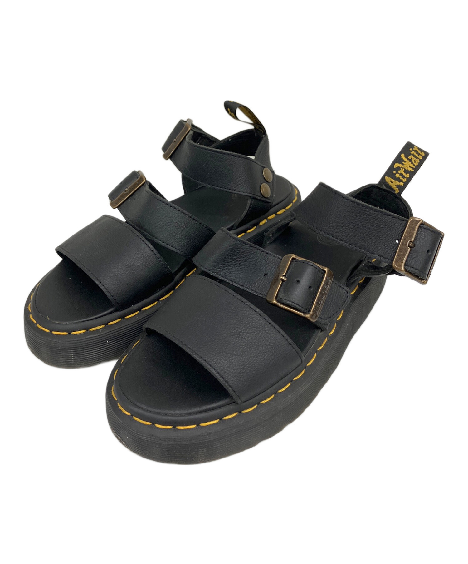 ドクターマーチン　サンダルUK4 中古・古着通販】Dr.Martens (ドクターマーチン) サンダル ブラック