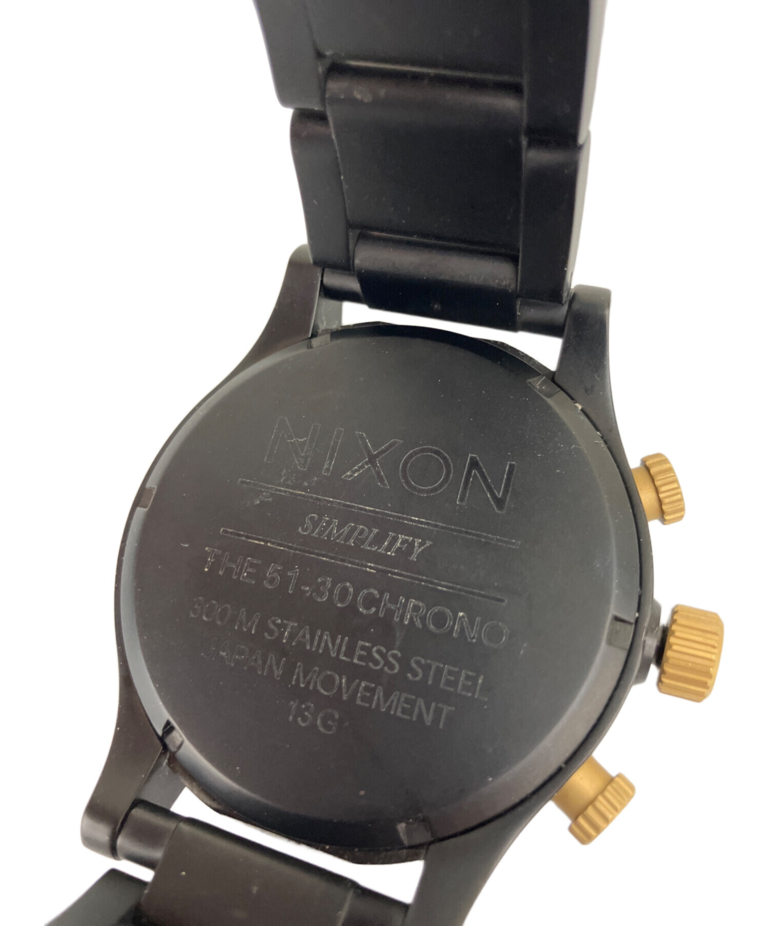 中古・古着通販】NIXON (ニクソン) 腕時計 THE 51-30 CHRONO ブラック