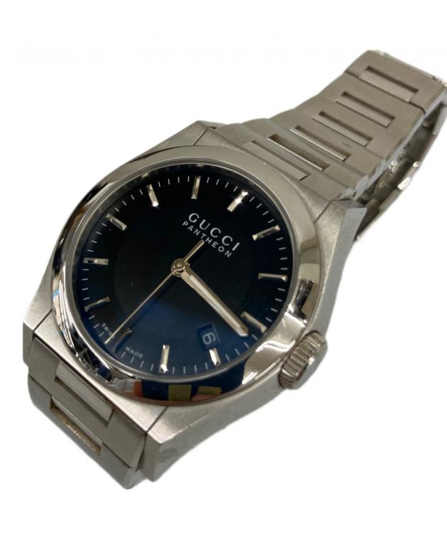 GUCCI グッチ　パンテオン デイト クォーツ シェル　時計 GUCCI グッチ パンテオン デイト クォーツ シェル 時計 Amazon.co.jp