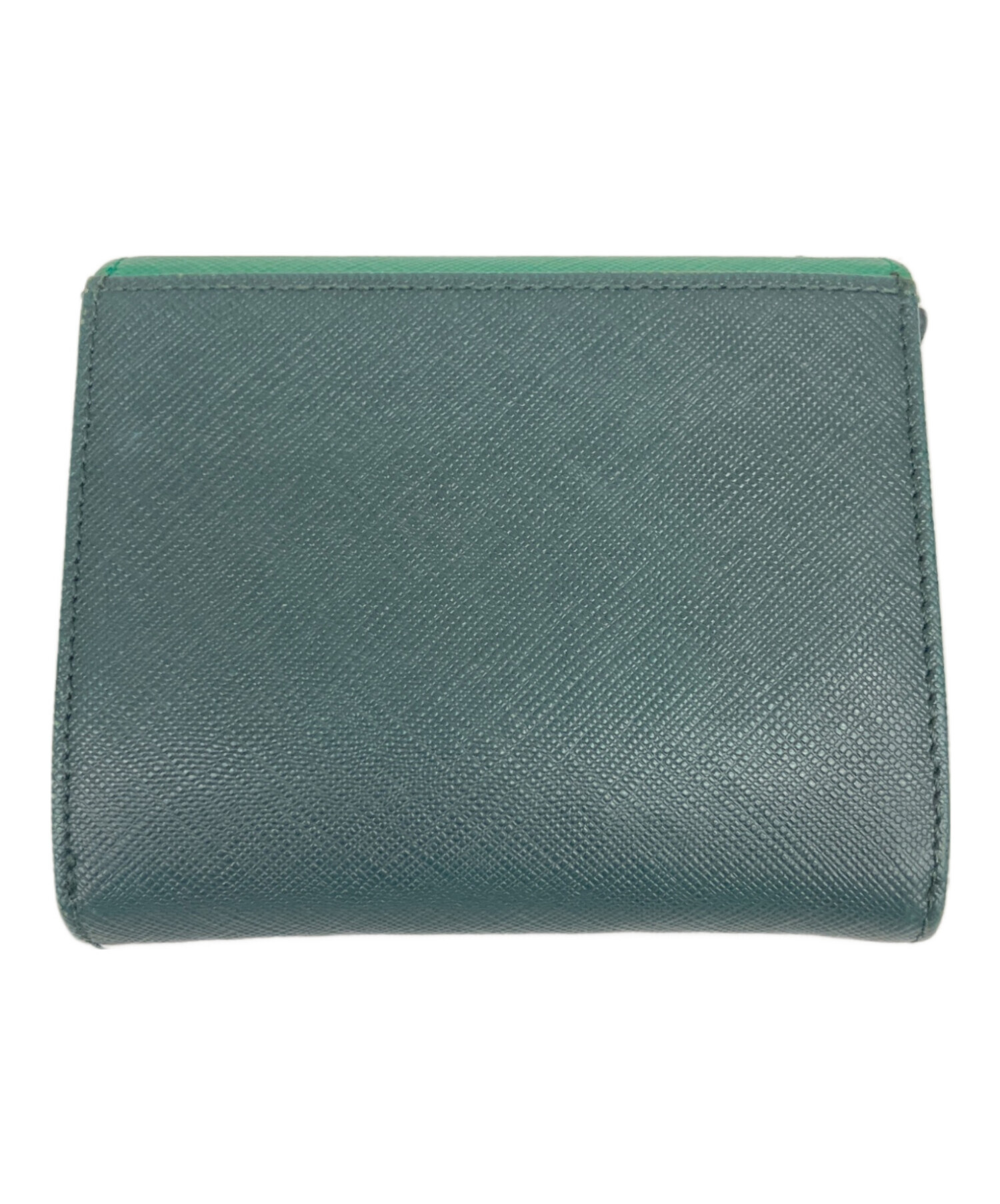 agnès b. VOYAGE 財布 グリーン agnes b. - 美品 アニエスベーボヤージュ 二つ折り財布 レディース