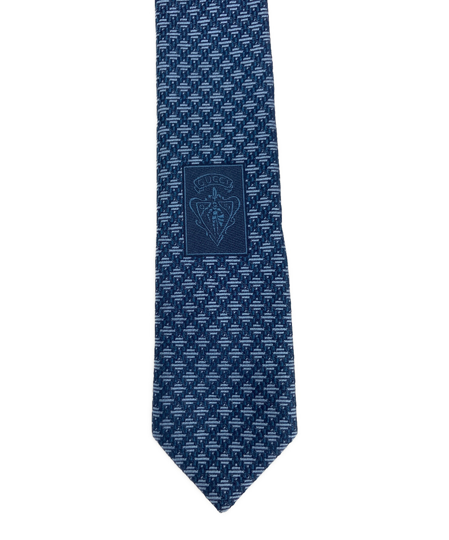 中古・古着通販】GUCCI (グッチ) ネクタイ ブルー サイズ:表記なし 