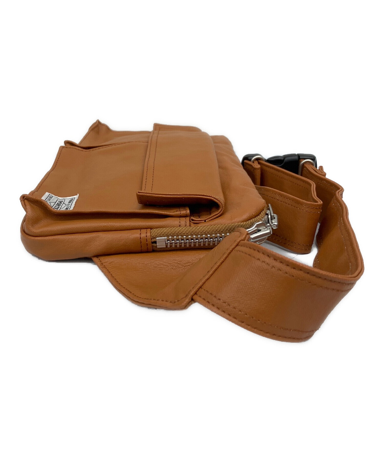 中古・古着通販】PORTER (ポーター) ウエストバッグ ブラウン 