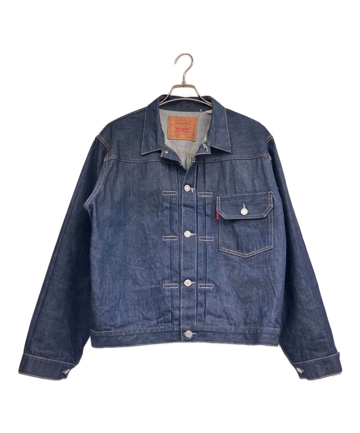 中古・古着通販】LEVI'S (リーバイス) デニムジャケット ネイビー