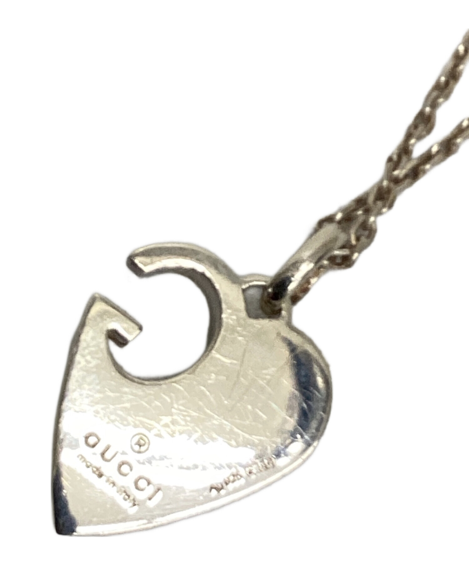 中古・古着通販】GUCCI (グッチ) ハートモチーフネックレス｜ブランド