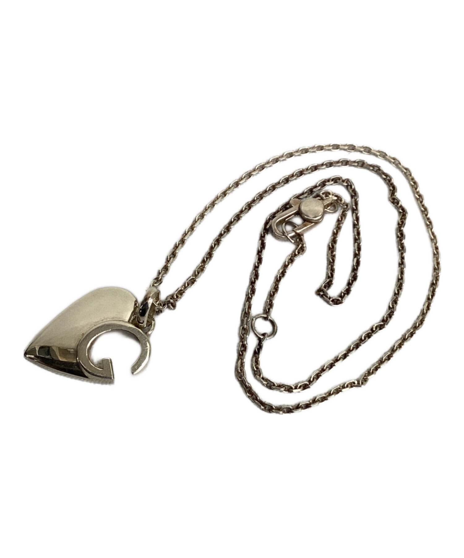 中古・古着通販】GUCCI (グッチ) ハートモチーフネックレス｜ブランド