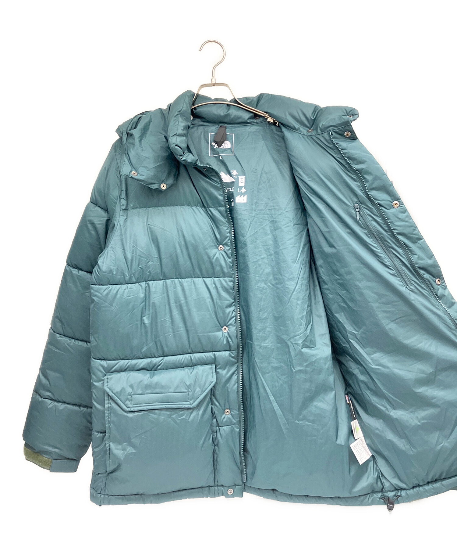新品未使用　ノースフェイス　中綿ジャケット　L グリーン　定価55000円 中古・古着通販】THE NORTH FACE (ザ ノース フェイス) 中綿ジャケット
