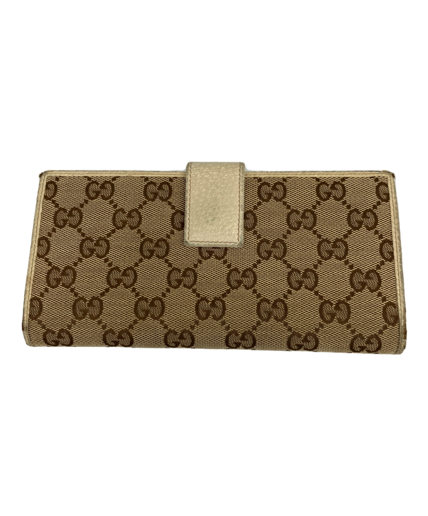 中古・古着通販】GUCCI (グッチ) 長財布 ベージュ｜ブランド・古着通販