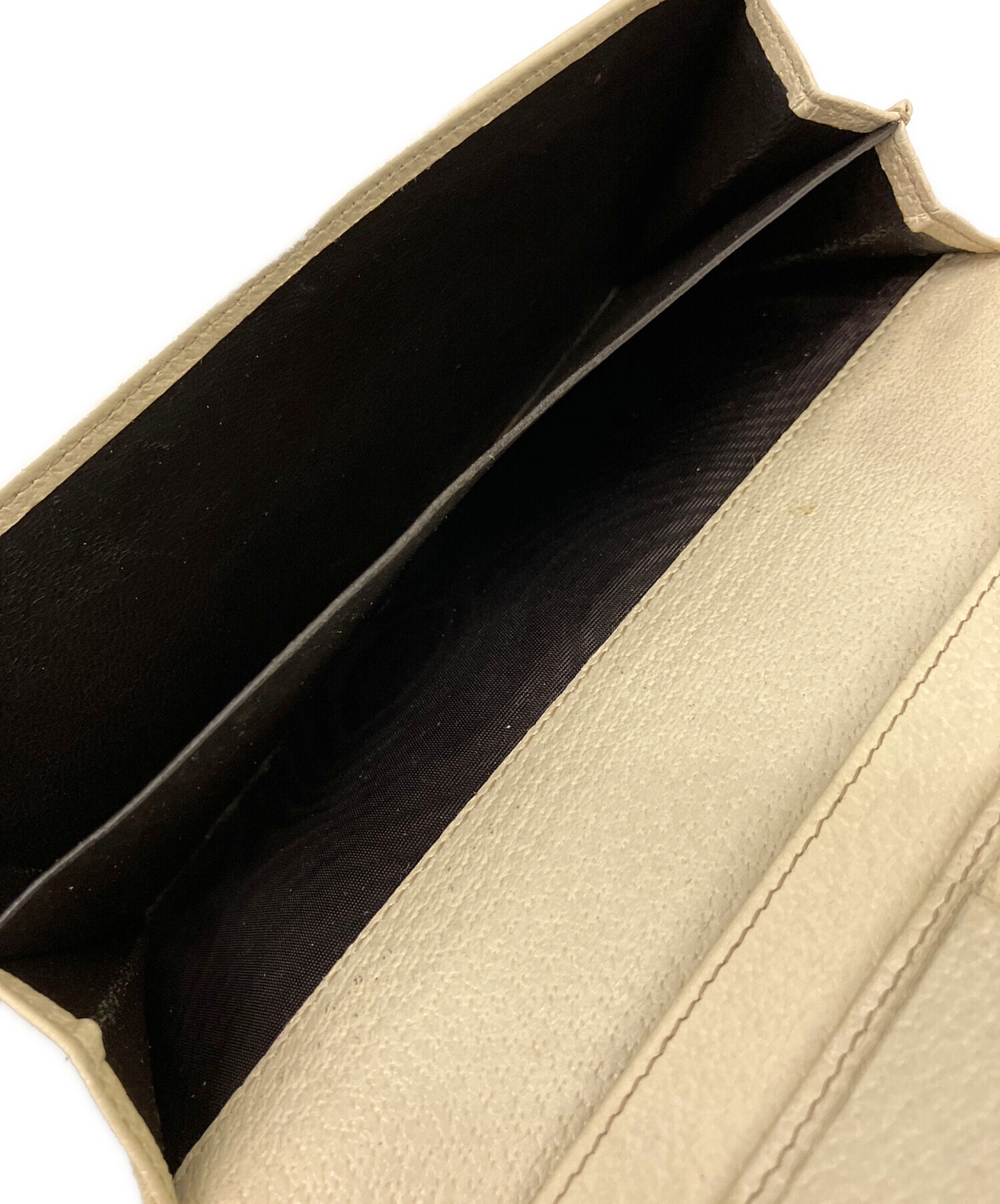 GUCCI グッチ 財布・ケース  ベージュ 【古着】【中古】【送料無料】 中古・古着通販】GUCCI (グッチ) 長財布 ベージュ｜ブランド・古着通販