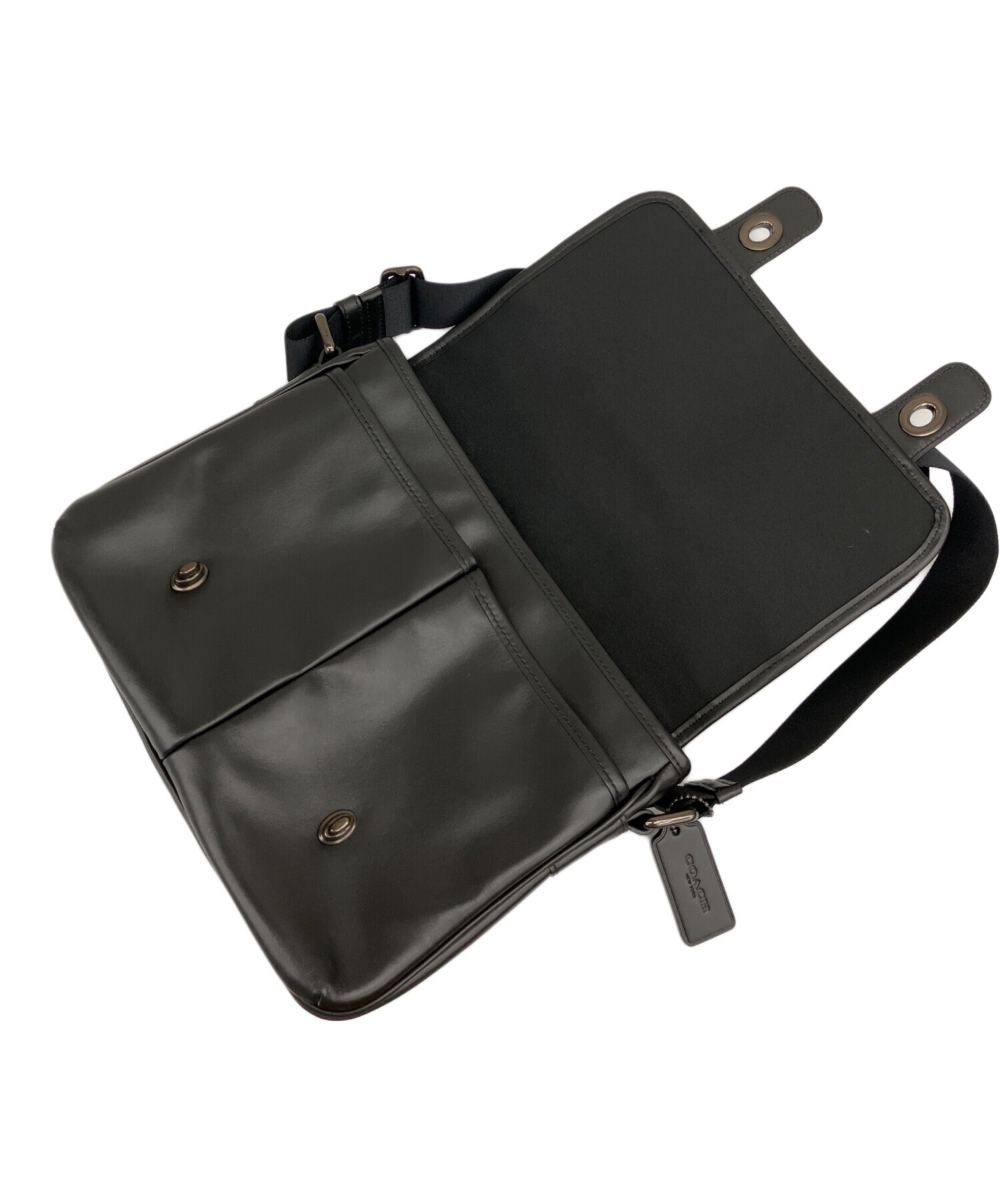 中古・古着通販】COACH (コーチ) ショルダーバッグ ブラック｜ブランド