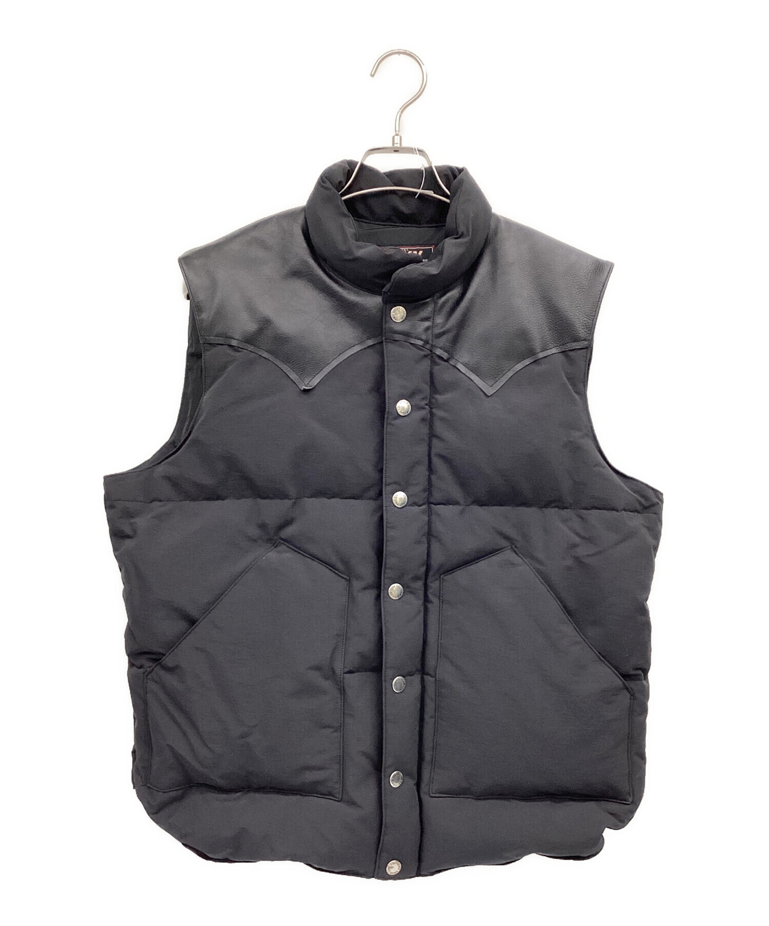 中古・古着通販】SUGAR CANE (シュガーケーン) ダウンベスト ブラック