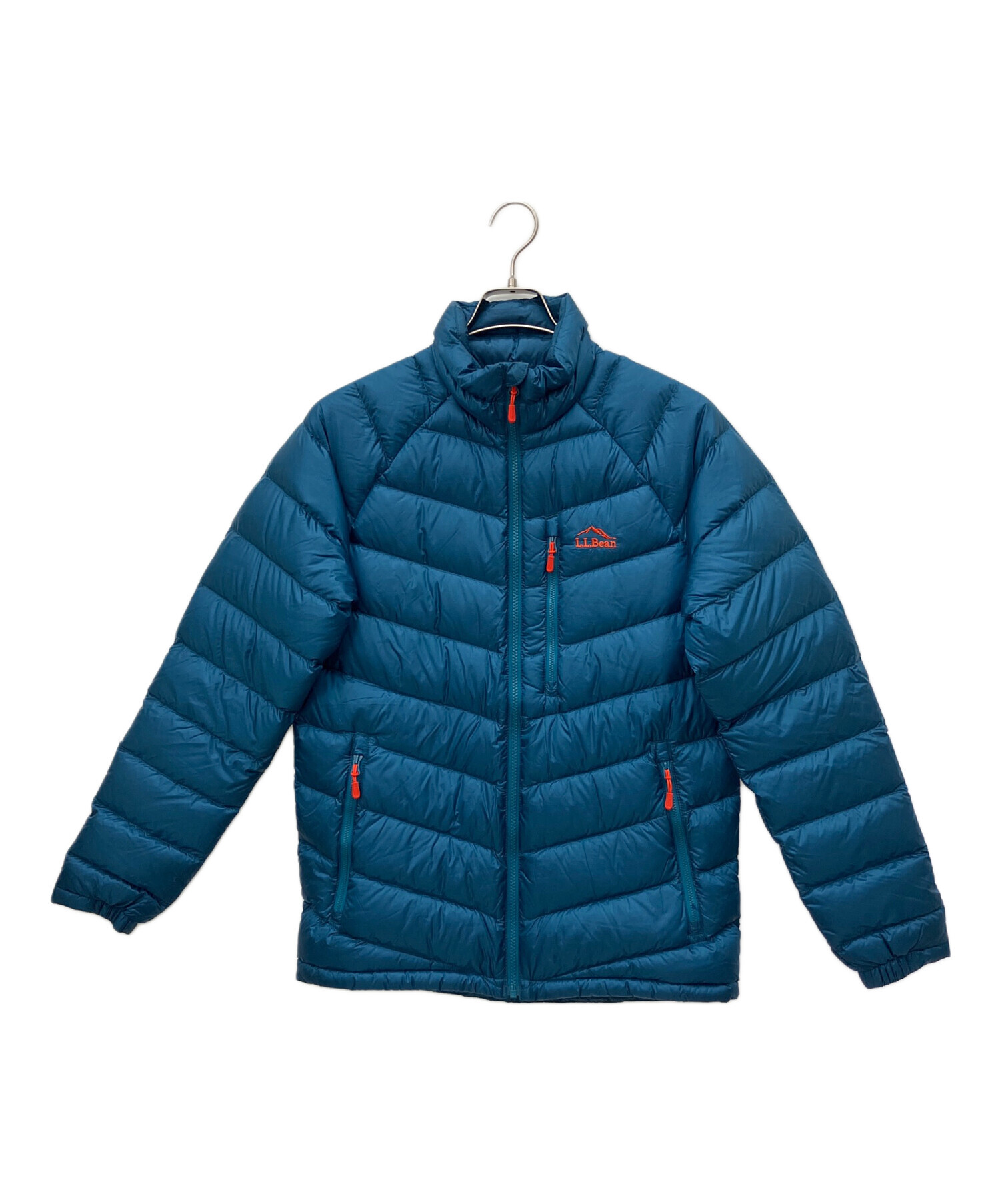 L.L.Bean Mサイズ 青 ダウンジャケット (エルエルビーン) ライトダウン 