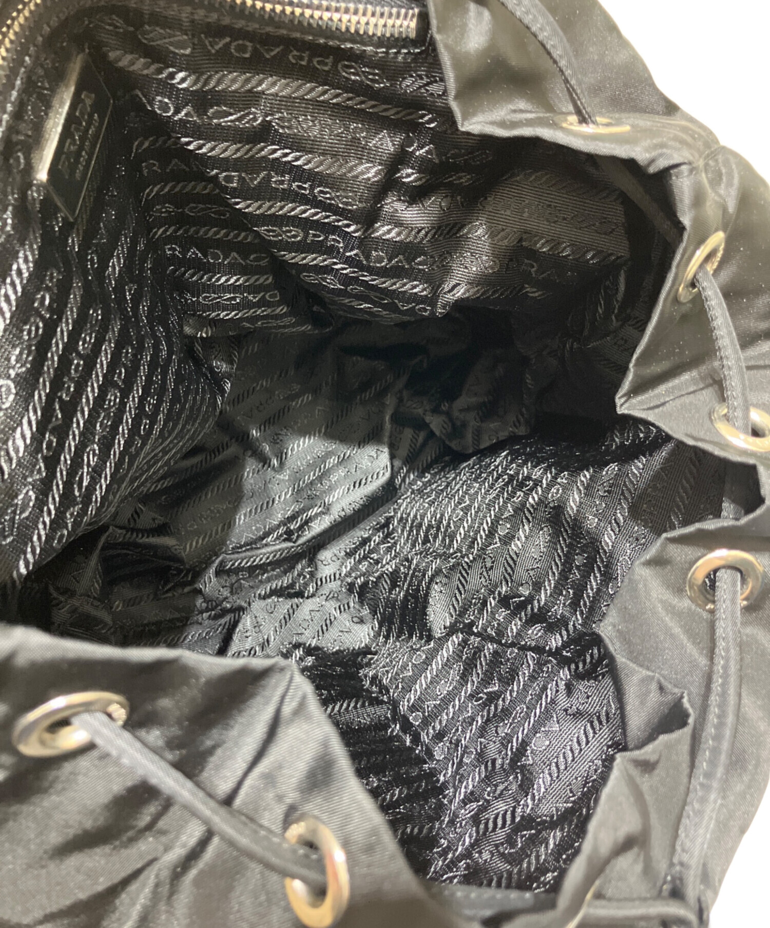 中古・古着通販】PRADA (プラダ) リュック VELA SPORT ブラック