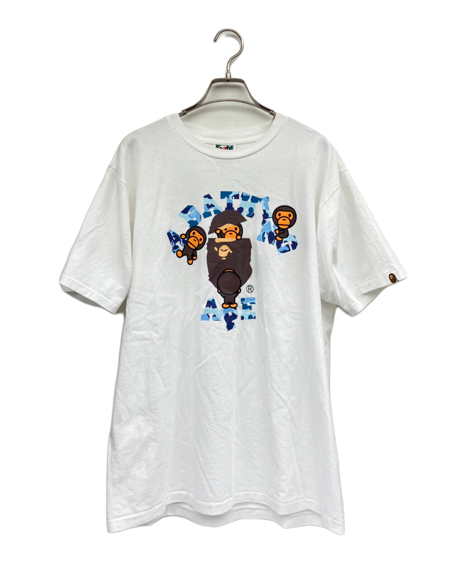 アベイシングエイプ ABC CAMO COLLEGE TEE Tシャツ ピンク 【公式通販】