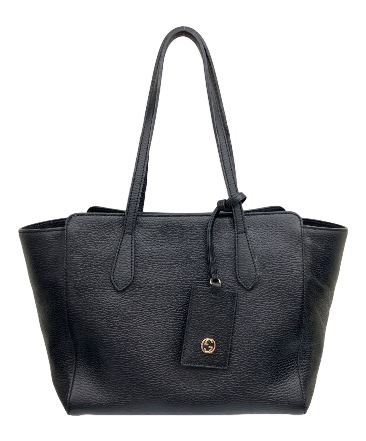 GUCCI グッチ　ブラック系ダークグレー トートバッグ　(価格相談可) 中古・古着通販】GUCCI (グッチ) トートバッグ｜ブランド・古着通販