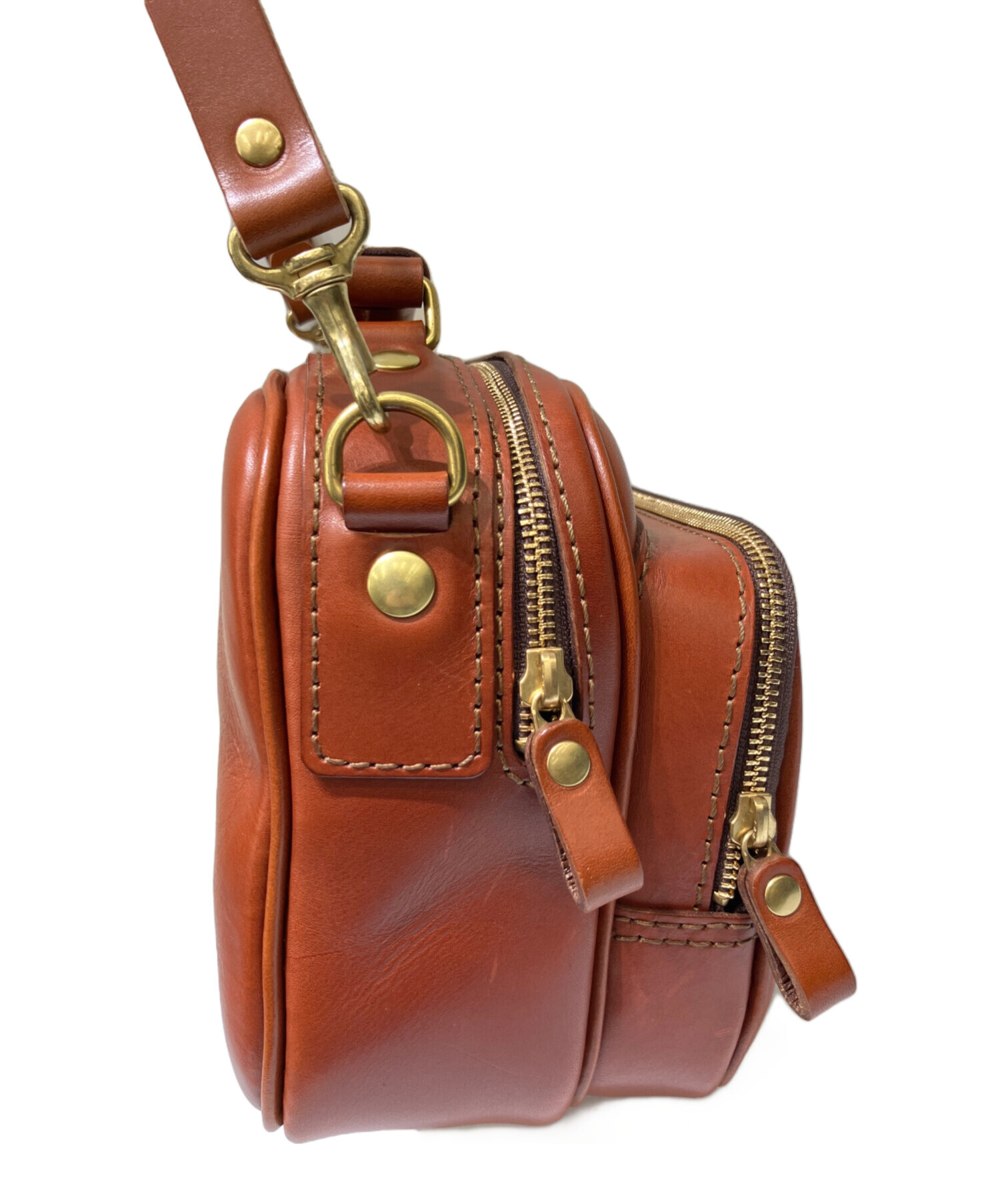 中古・古着通販】Herz (ヘルツ) 2WAYショルダーバッグ ブラウン