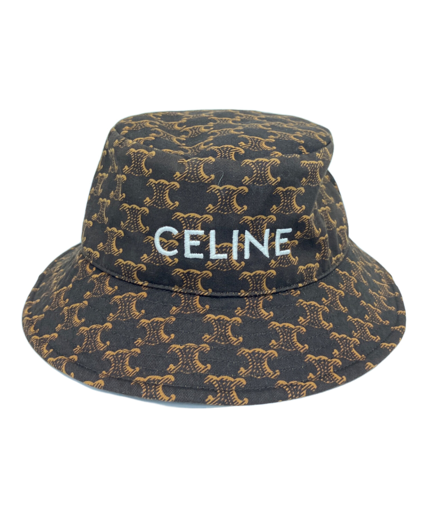 中古・古着通販】CELINE (セリーヌ) バケットハット ブラウン