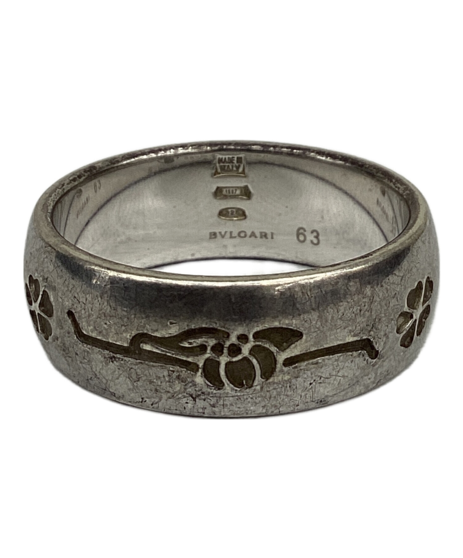 中古・古着通販】BVLGARI (ブルガリ) シルバーリング サイズ:約21号 