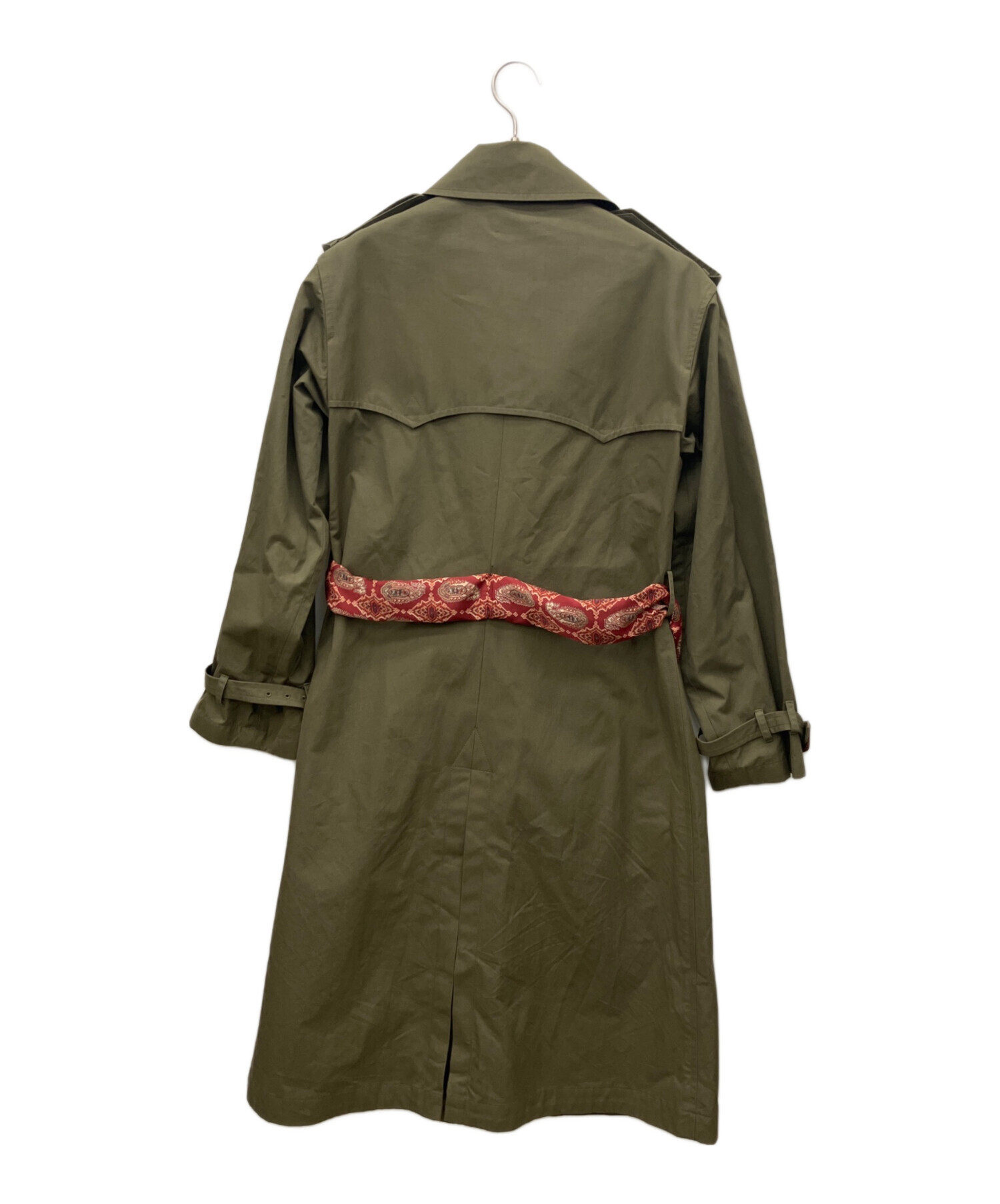 Ralph Laurenラルフローレン　オリーブグリーン トレンチコート 中古・古着通販】POLO RALPH LAUREN (ポロ・ラルフローレン) トレンチ