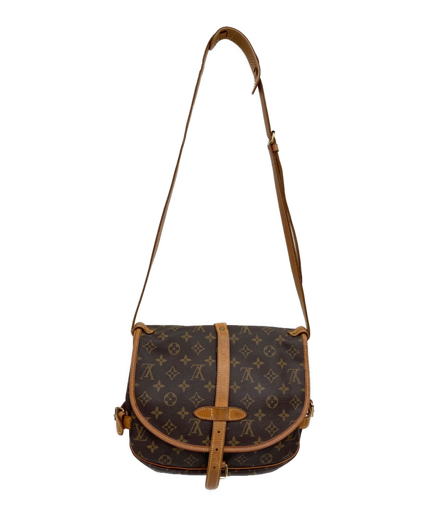 LOUIS VUITTON ルイヴィトン ソミュール ショルダーバッグ 中古・古着通販】LOUIS VUITTON (ルイ ヴィトン) ショルダーバッグ
