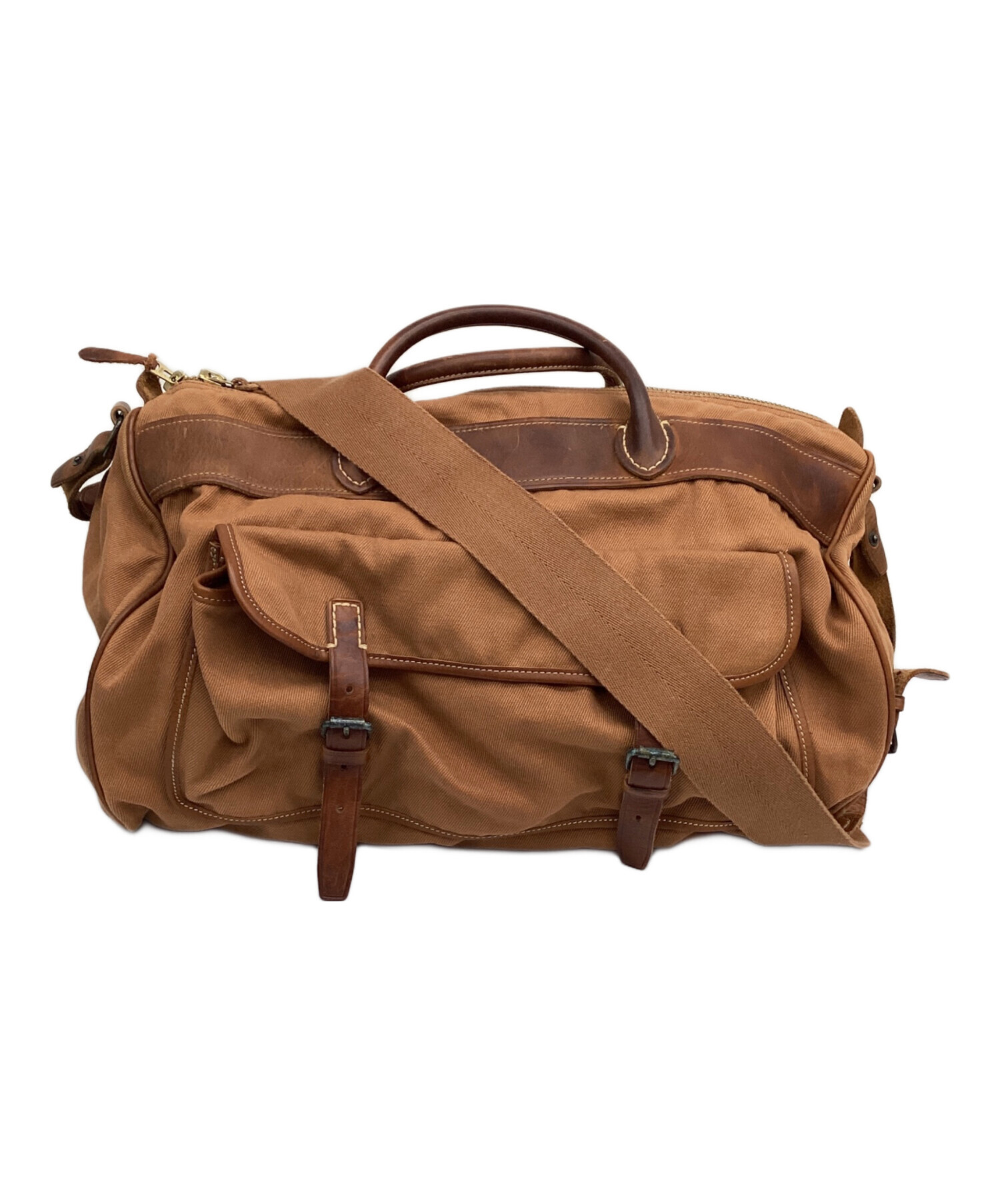 RRL☆ボストンバック☆ブラウン☆中古 中古・古着通販】RRL (ダブルアールエル) ボストンバッグ ブラウン