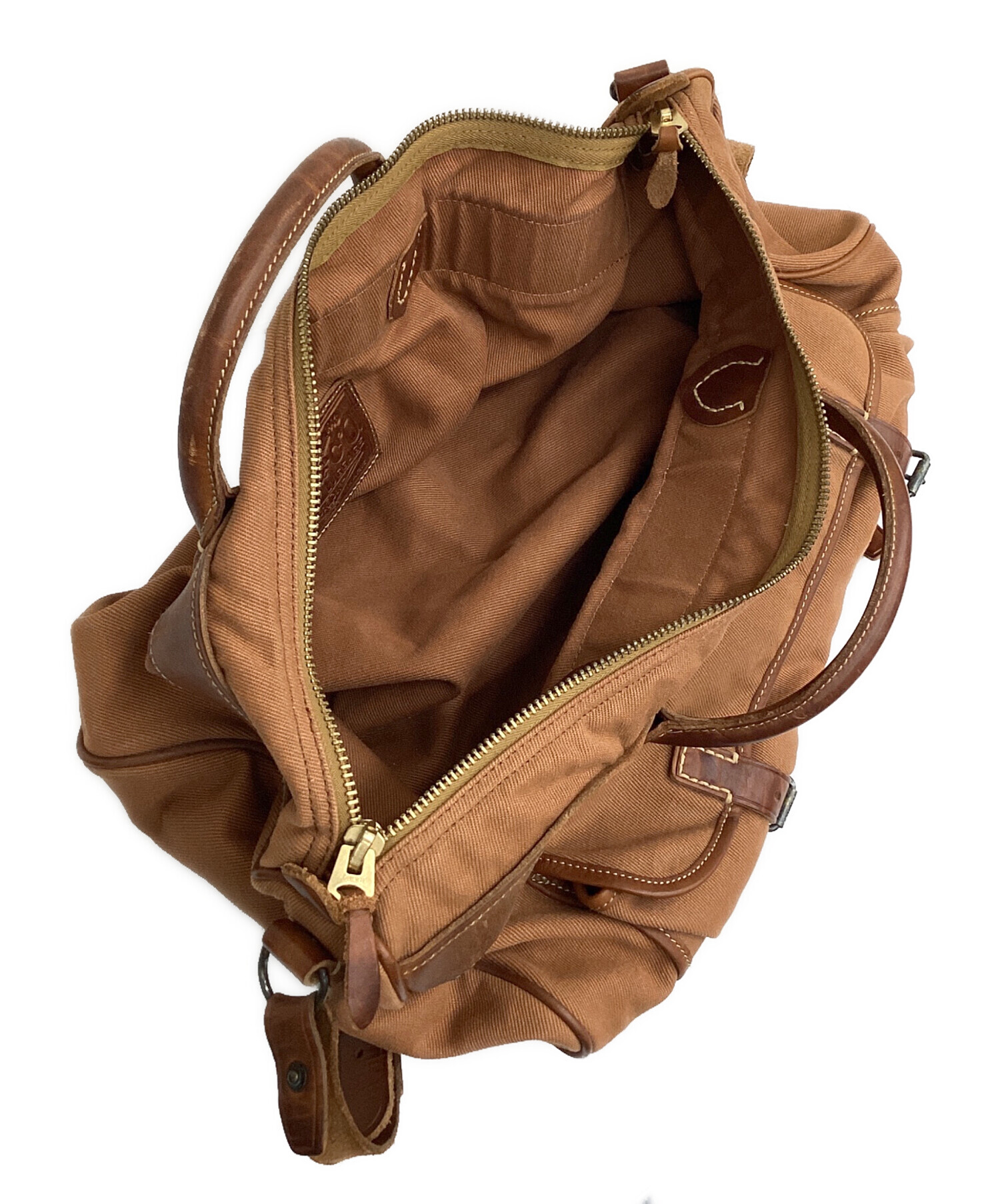 中古・古着通販】RRL (ダブルアールエル) ボストンバッグ ブラウン