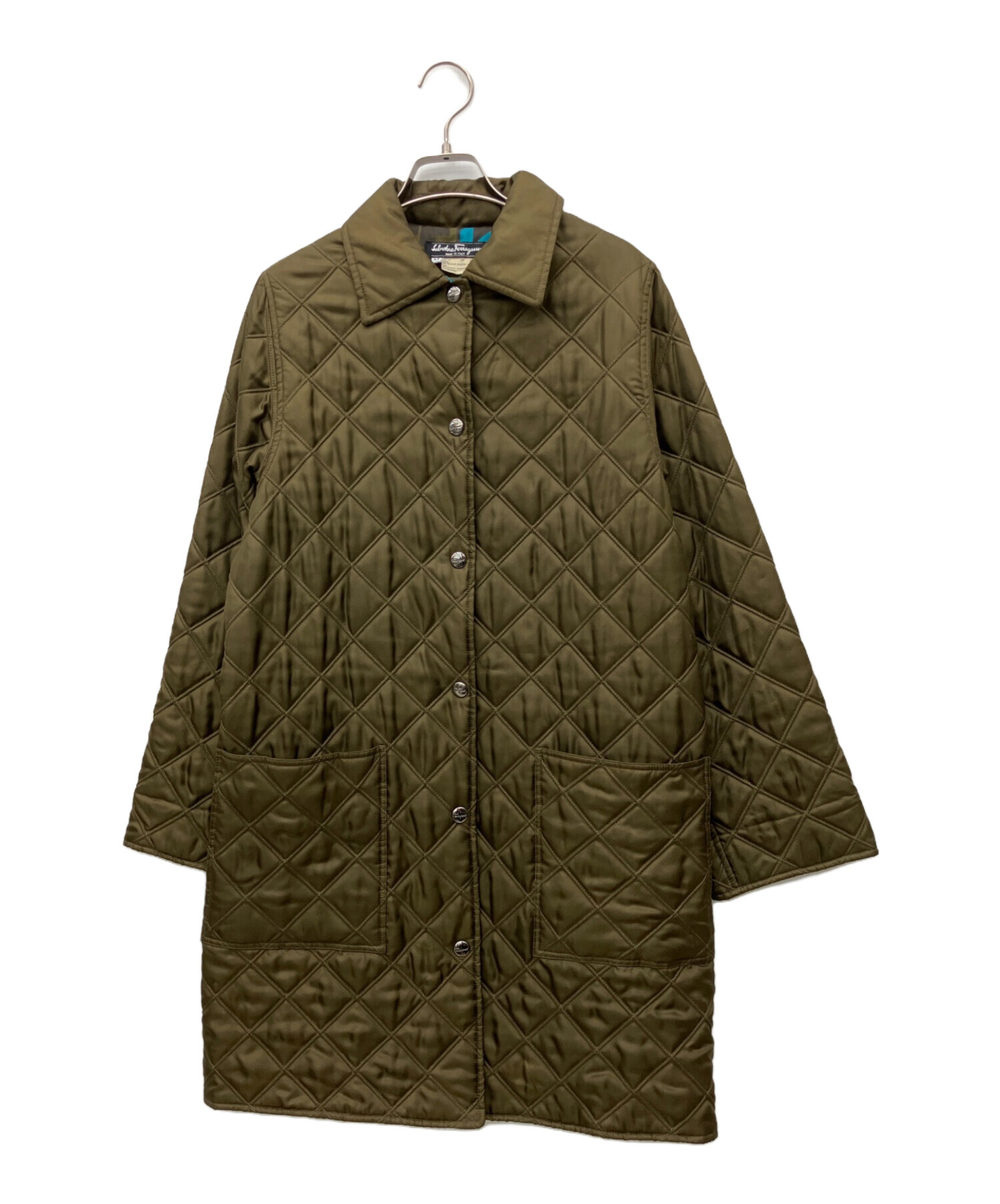 ☆サルバトーレフェラガモ☆キルティングコート 中古・古着通販】Salvatore Ferragamo (サルヴァトーレ フェラガモ