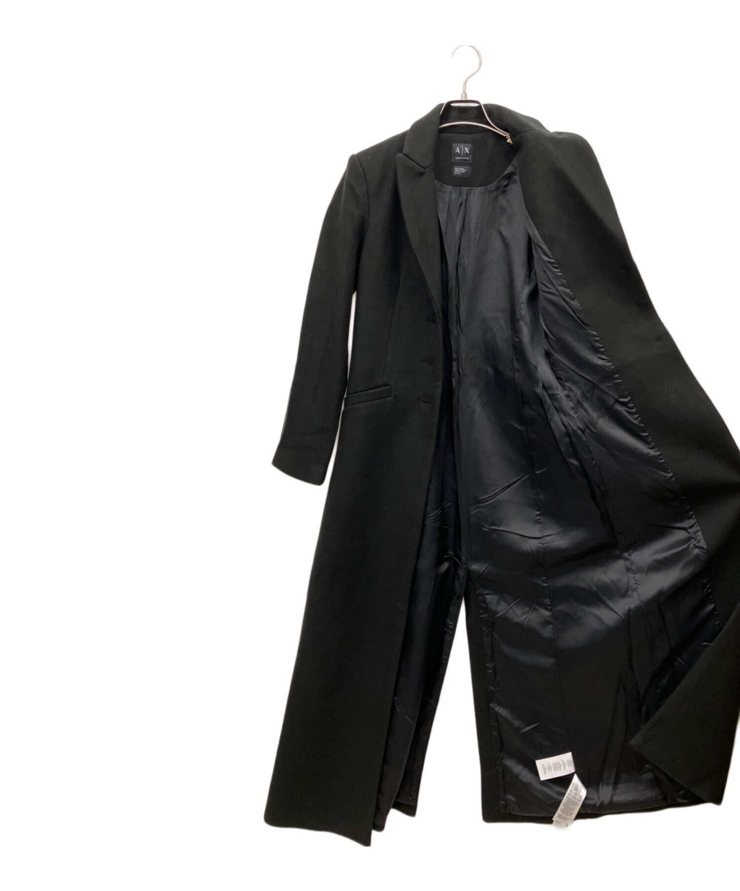 armani exchange ダッフルロングコート 中古・古着通販】ARMANI EXCHANGE (アルマーニ エクスチェンジ) ロング