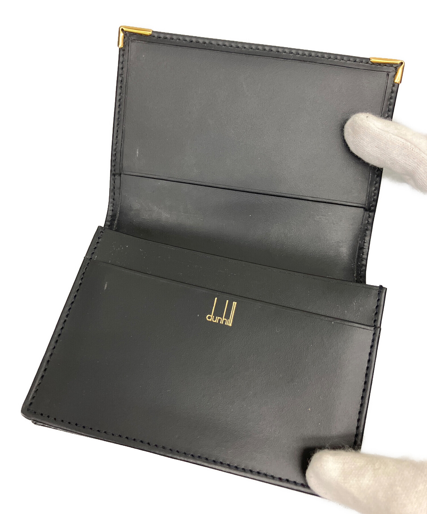 中古・古着通販】dunhill (ダンヒル) 名刺入れ ブラック｜ブランド