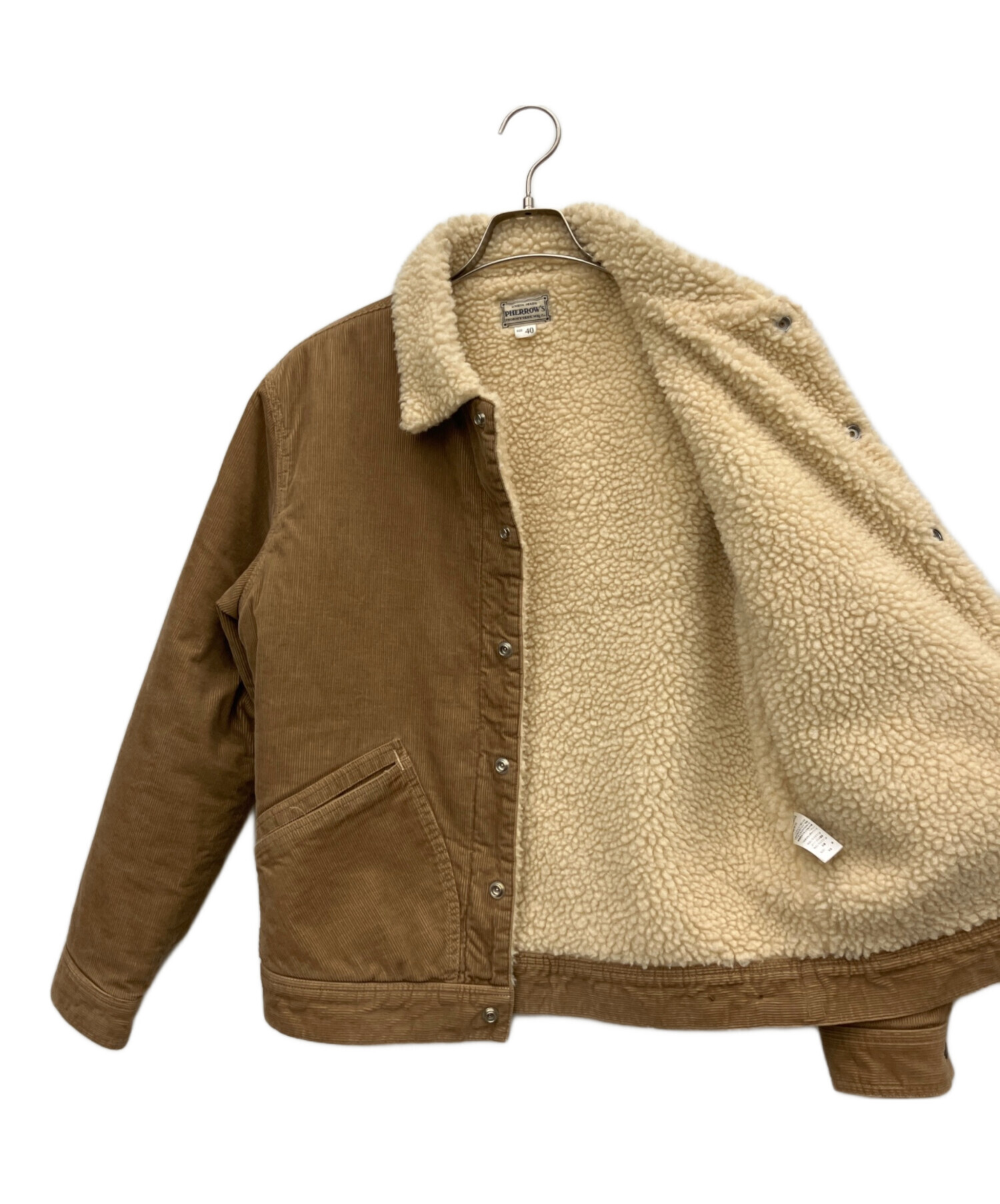 中古・古着通販】PHERROW'S (フェローズ) ランチジャケット ブラウン