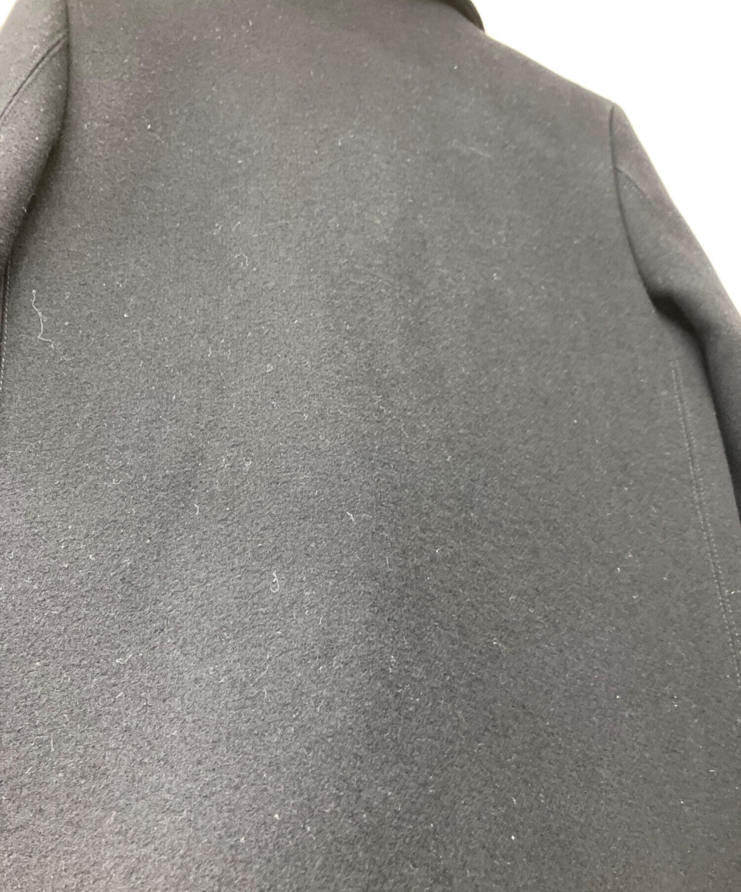 中古・古着通販】THE RERACS (ザ リラクス) Pコート ブラック サイズ:S