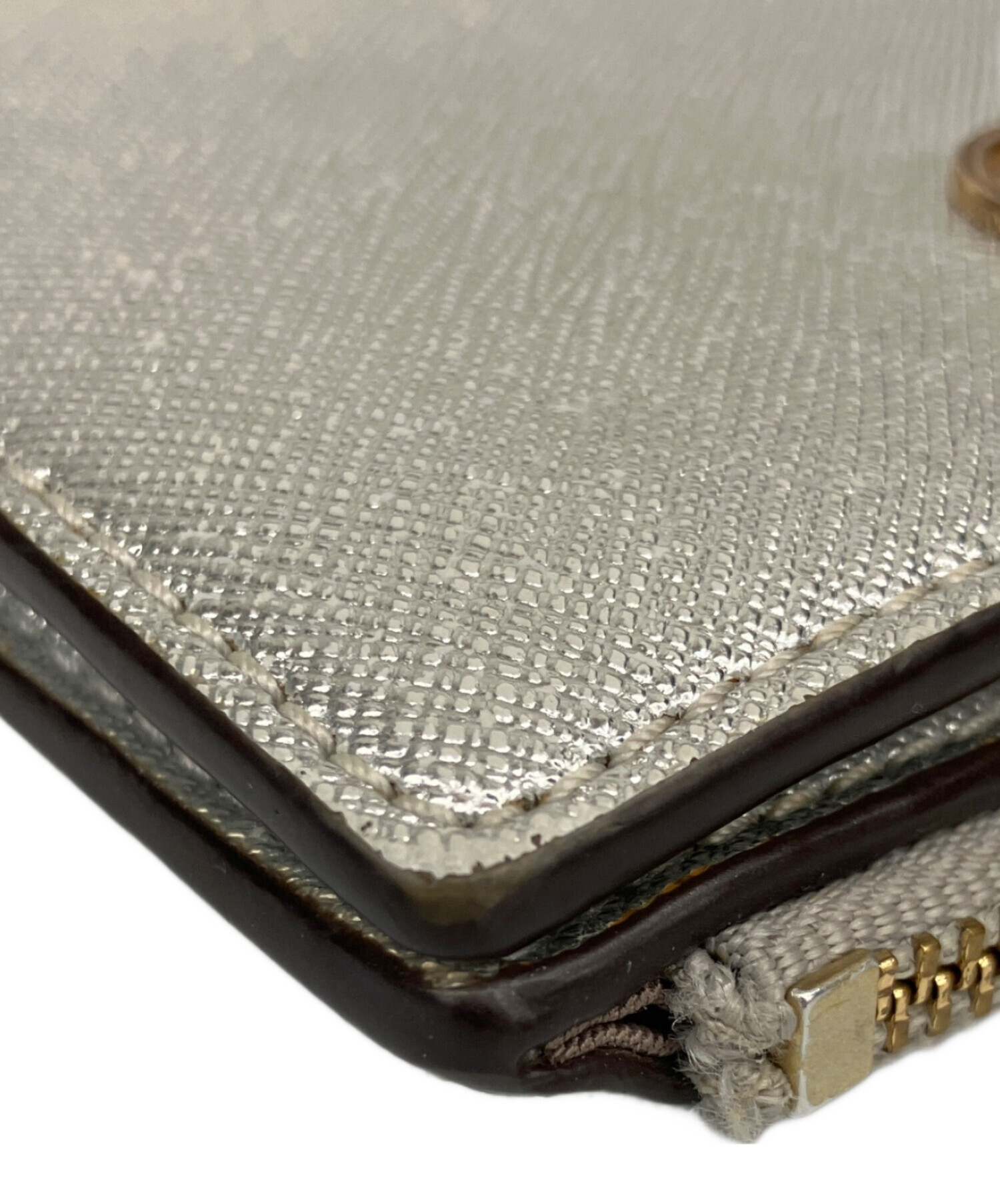 中古・古着通販】TORY BURCH (トリーバーチ) ミニ財布 シルバー色