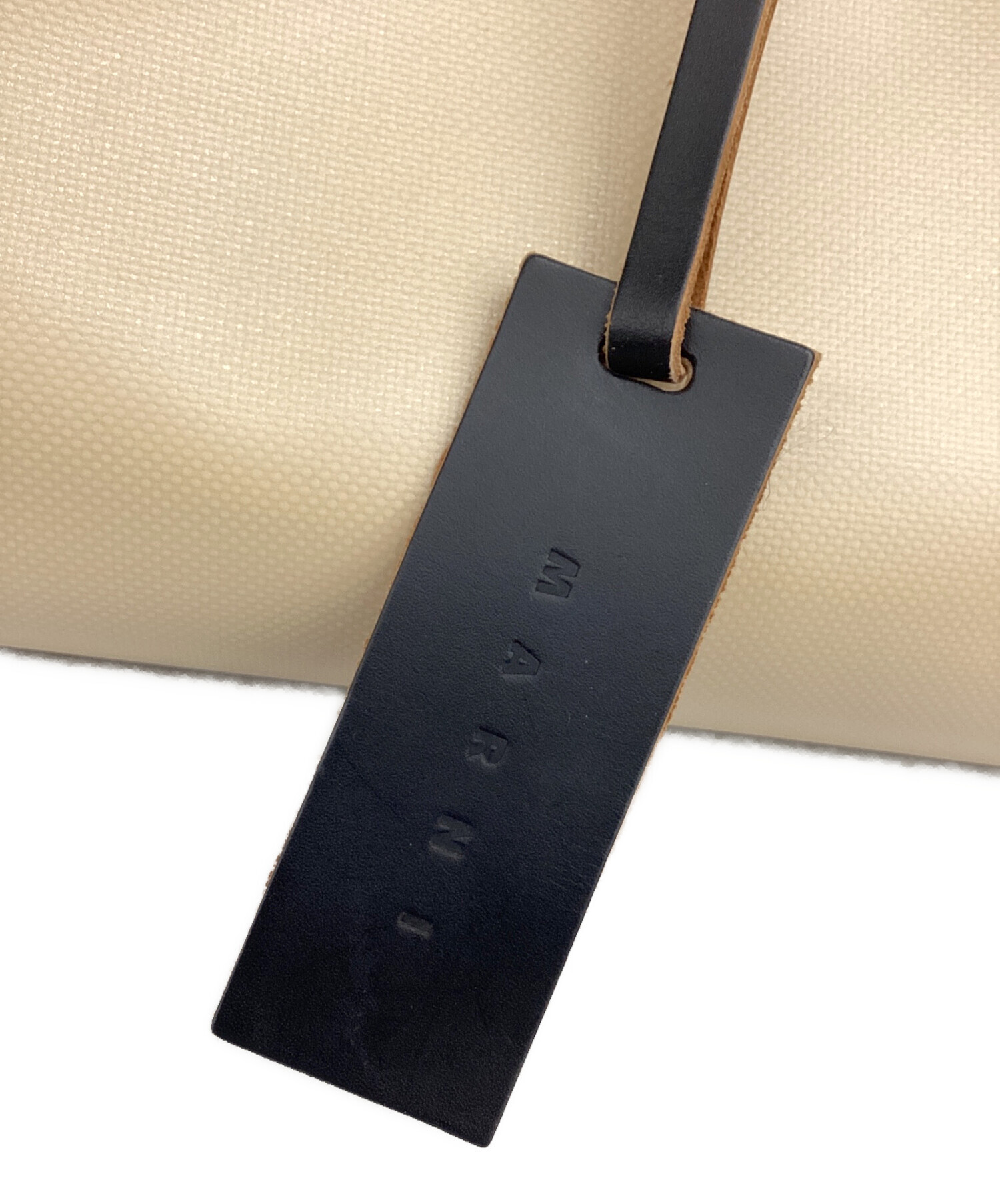 中古・古着通販】MARNI (マルニ) トートバッグ ブラック×ベージュ 