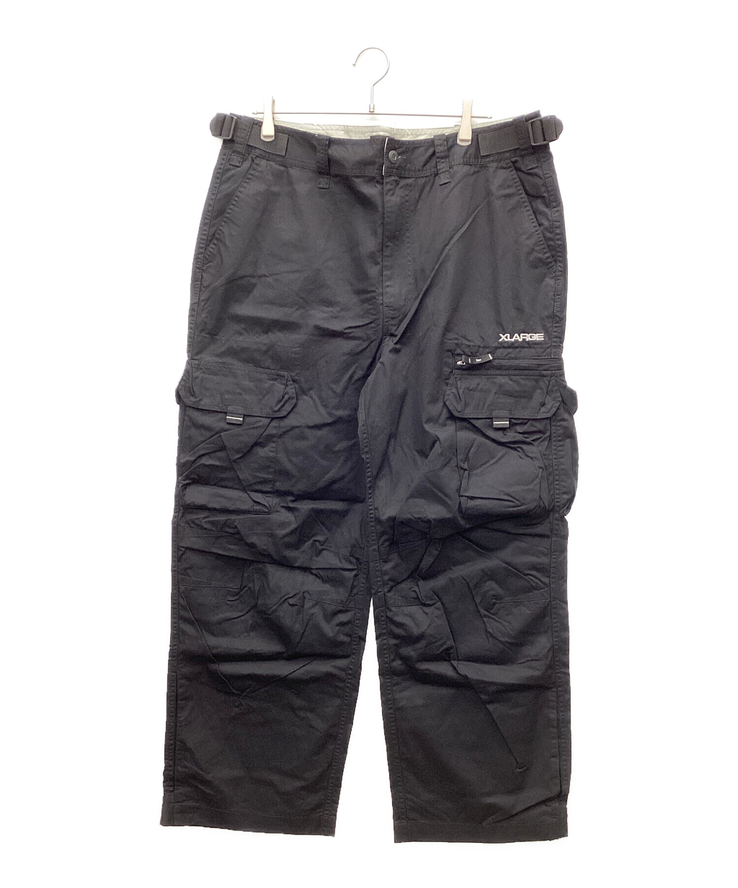 中古・古着通販】X-LARGE (エクストララージ) カーゴパンツ ブラック 