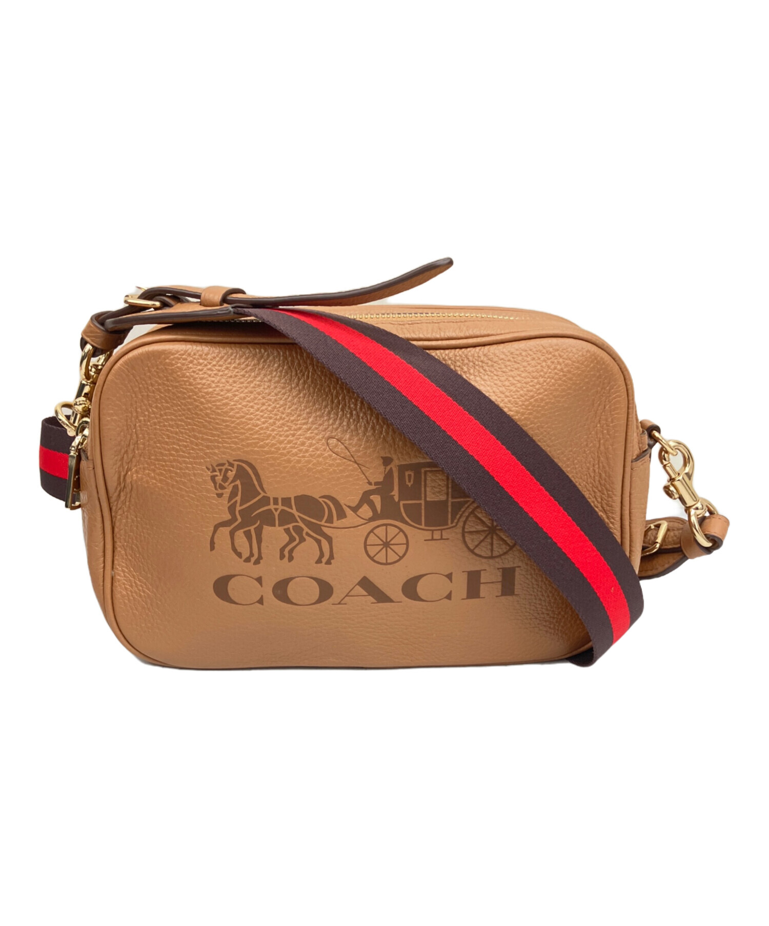 中古品　Coach ショルダーバッグ ブラウン 中古・古着通販】COACH (コーチ) ショルダーバッグ ブラウン｜ブランド