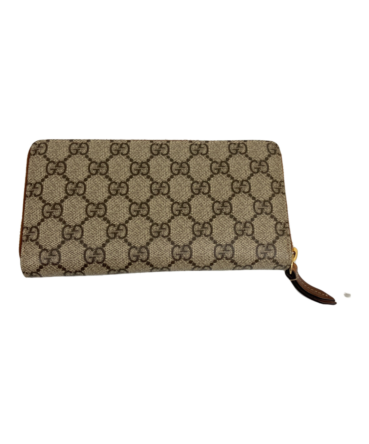 中古・古着通販】GUCCI (グッチ) 長財布 GGスプリーム グレー