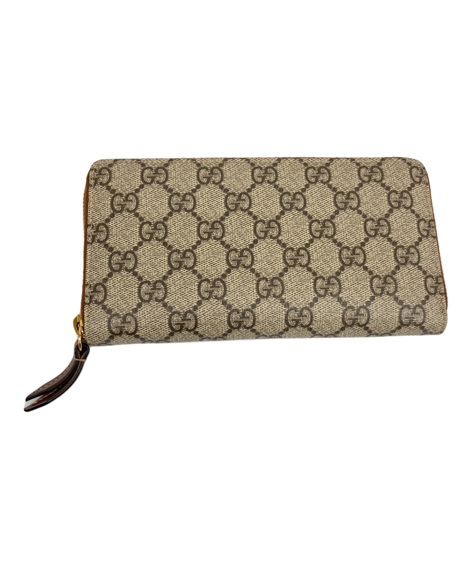 中古・古着通販】GUCCI (グッチ) 長財布 GGスプリーム グレー