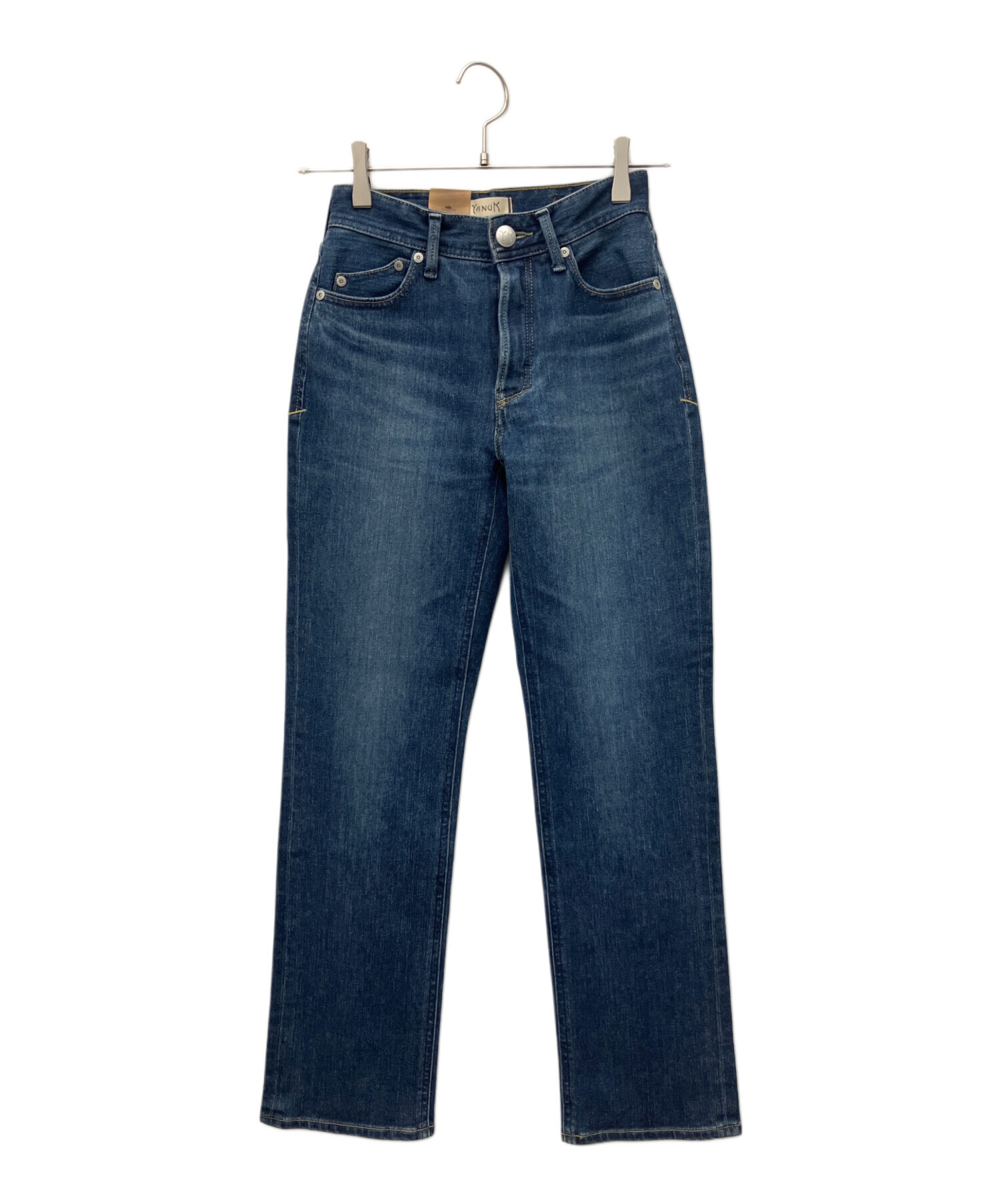 中古・古着通販】YANUK (ヤヌーク) デニムパンツ ブルー サイズ:21