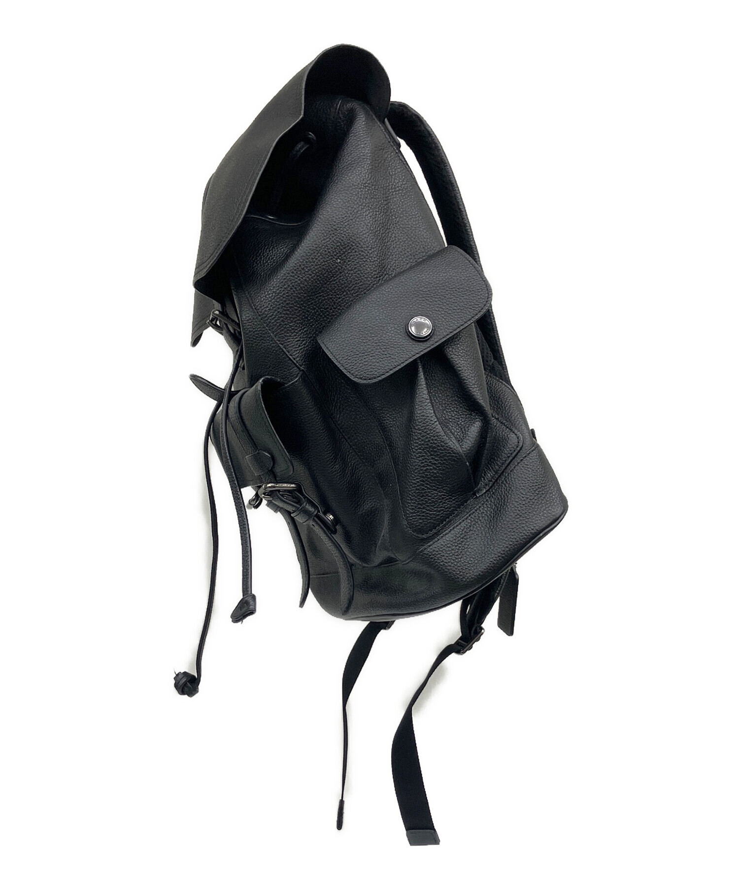 中古・古着通販】COACH (コーチ) ハドソンバックパック ※絞り紐の先端