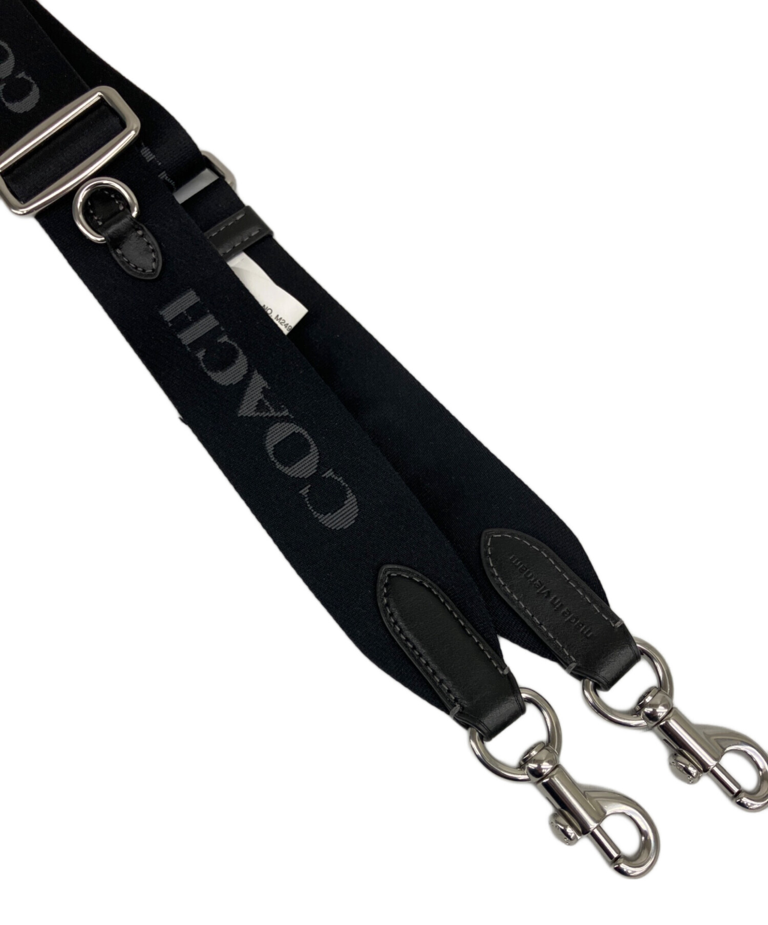 COACH 付け替え用ショルダーストラップ ブラック 中古・古着通販】COACH (コーチ) ショルダーストラップ ブラック