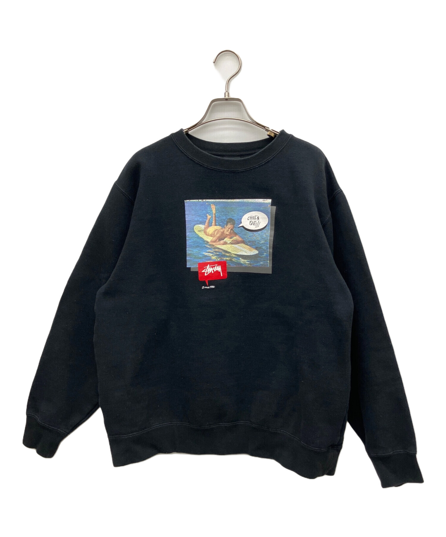 中古・古着通販】stussy (ステューシー) クルーネックスウェット