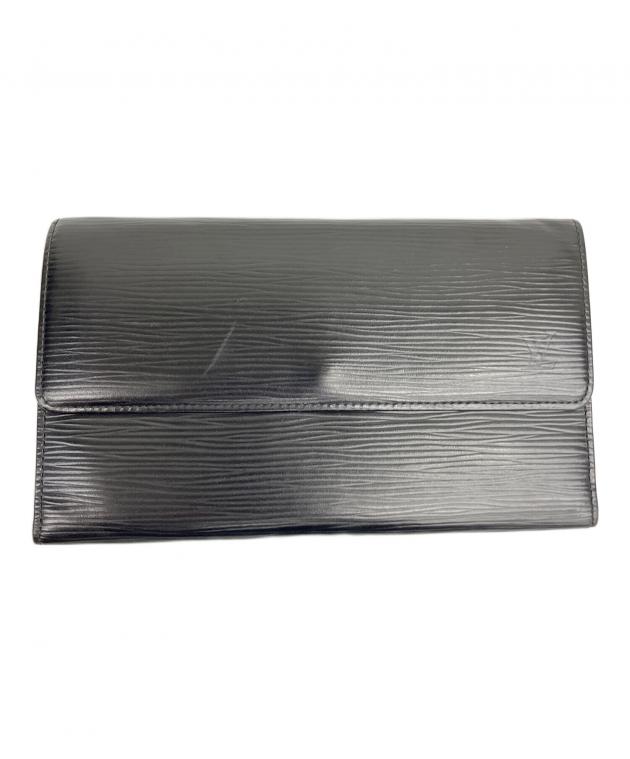 中古・古着通販】LOUIS VUITTON (ルイ ヴィトン) 長財布 ブラック