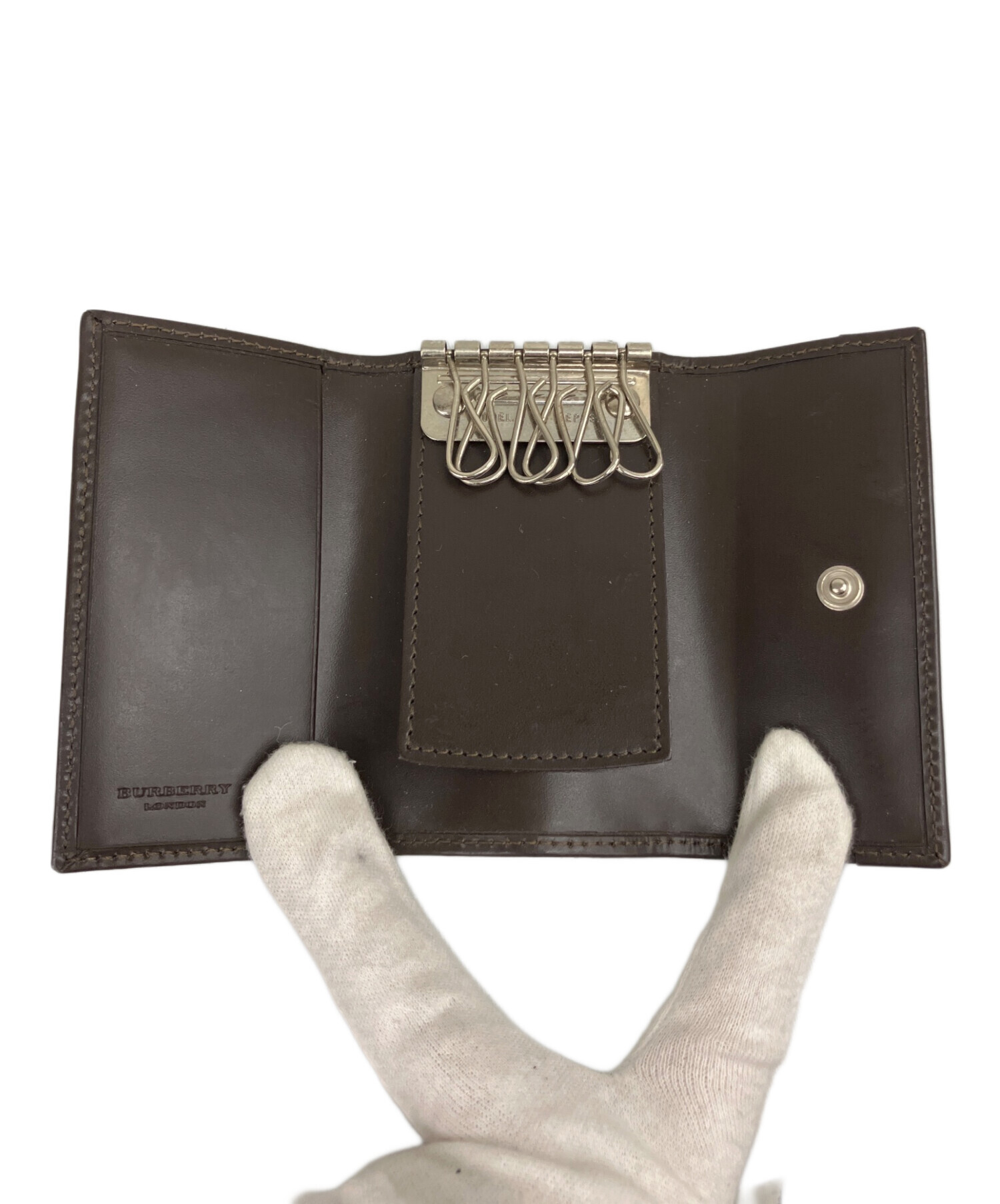 中古・古着通販】BURBERRY (バーバリー) 6連キーケース ブラウン