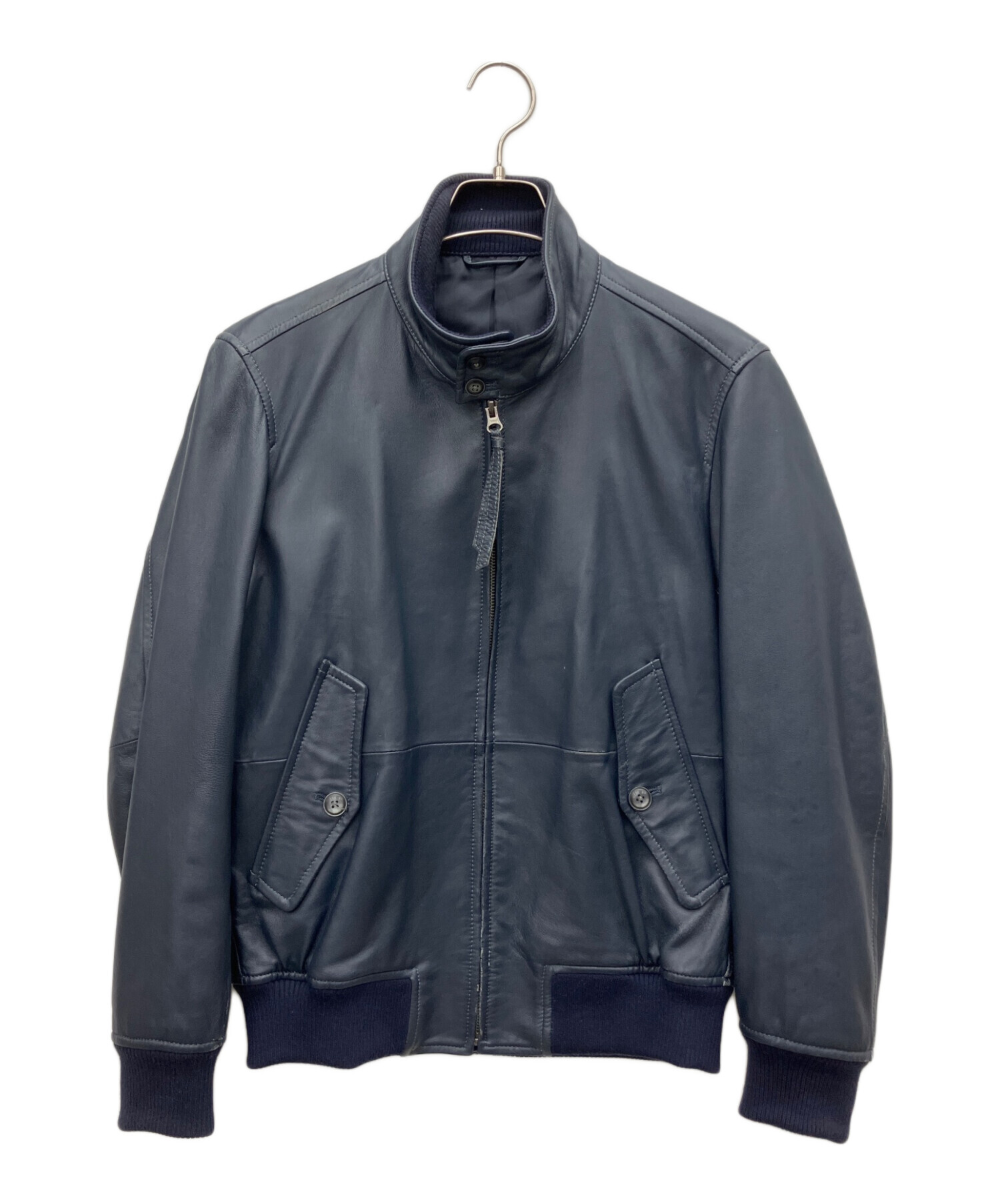 中古・古着通販】J.PRESS (ジェイプレス) レザージャケット ネイビー