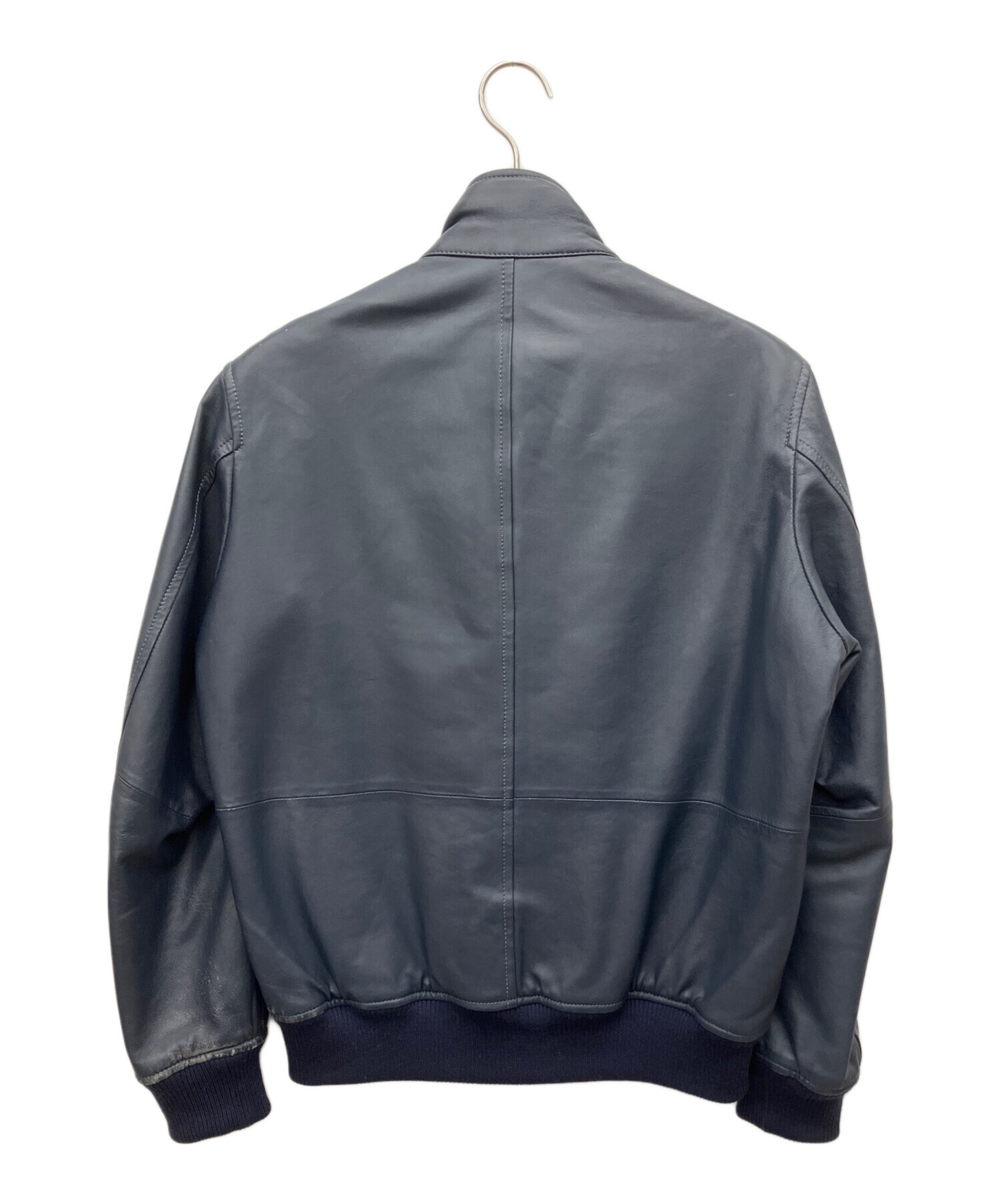 中古・古着通販】J.PRESS (ジェイプレス) レザージャケット ネイビー