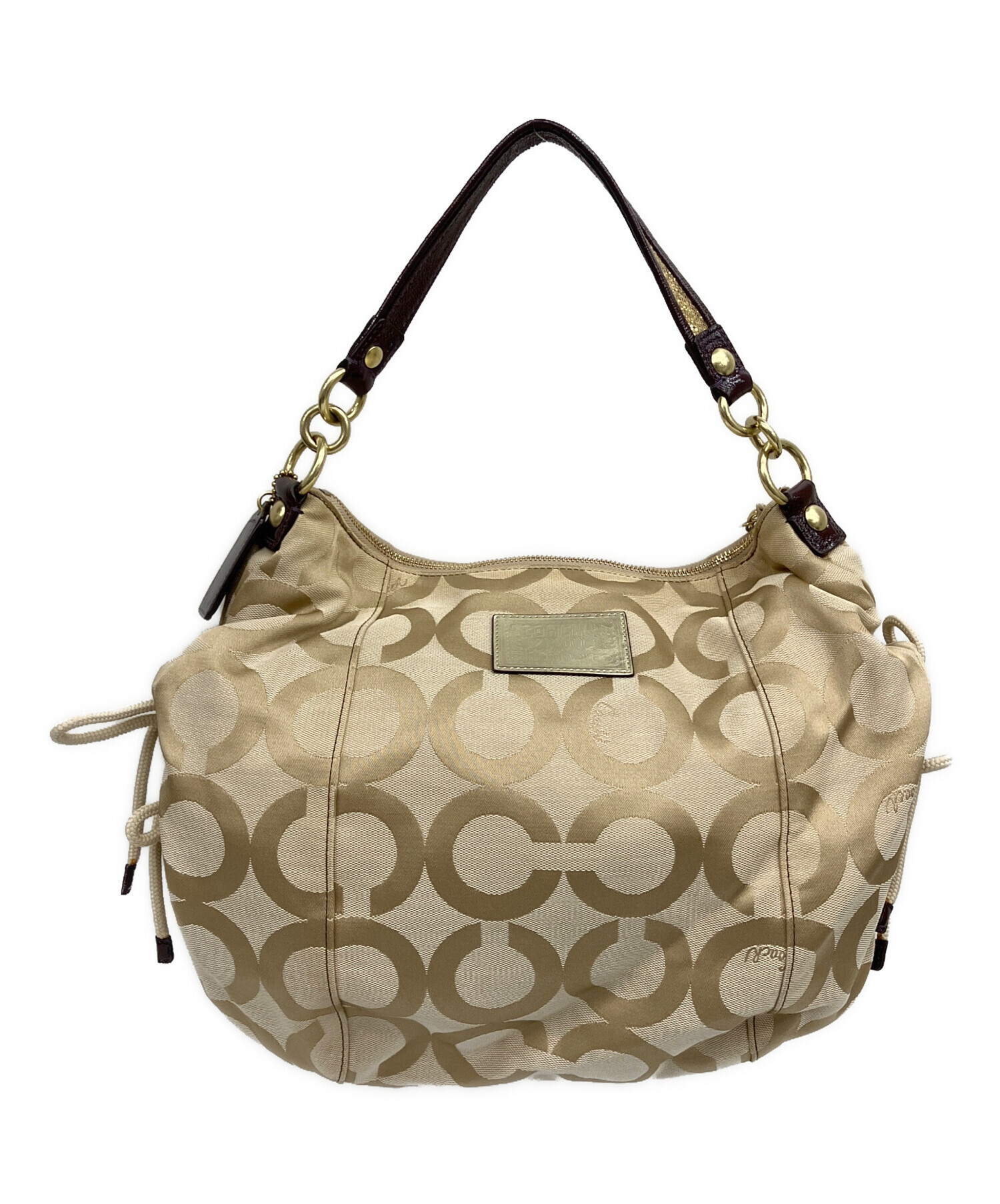 COACH ショルダーバッグ ベージュ 中古・古着通販】COACH (コーチ) ショルダーバッグ ベージュ｜ブランド