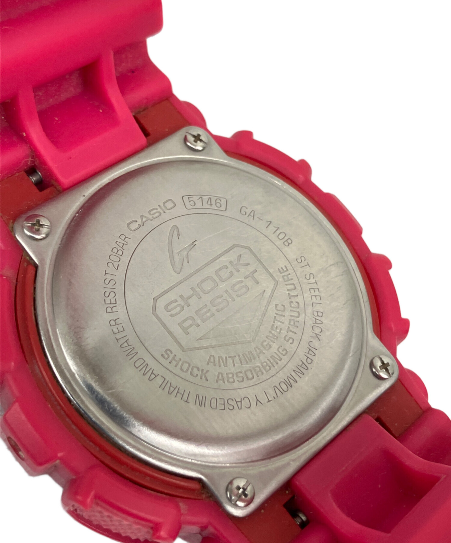 中古・古着通販】CASIO (カシオ) デジタルウォッチ ショッキングピンク